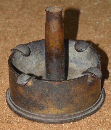 US WWII Trench Art Ashtray