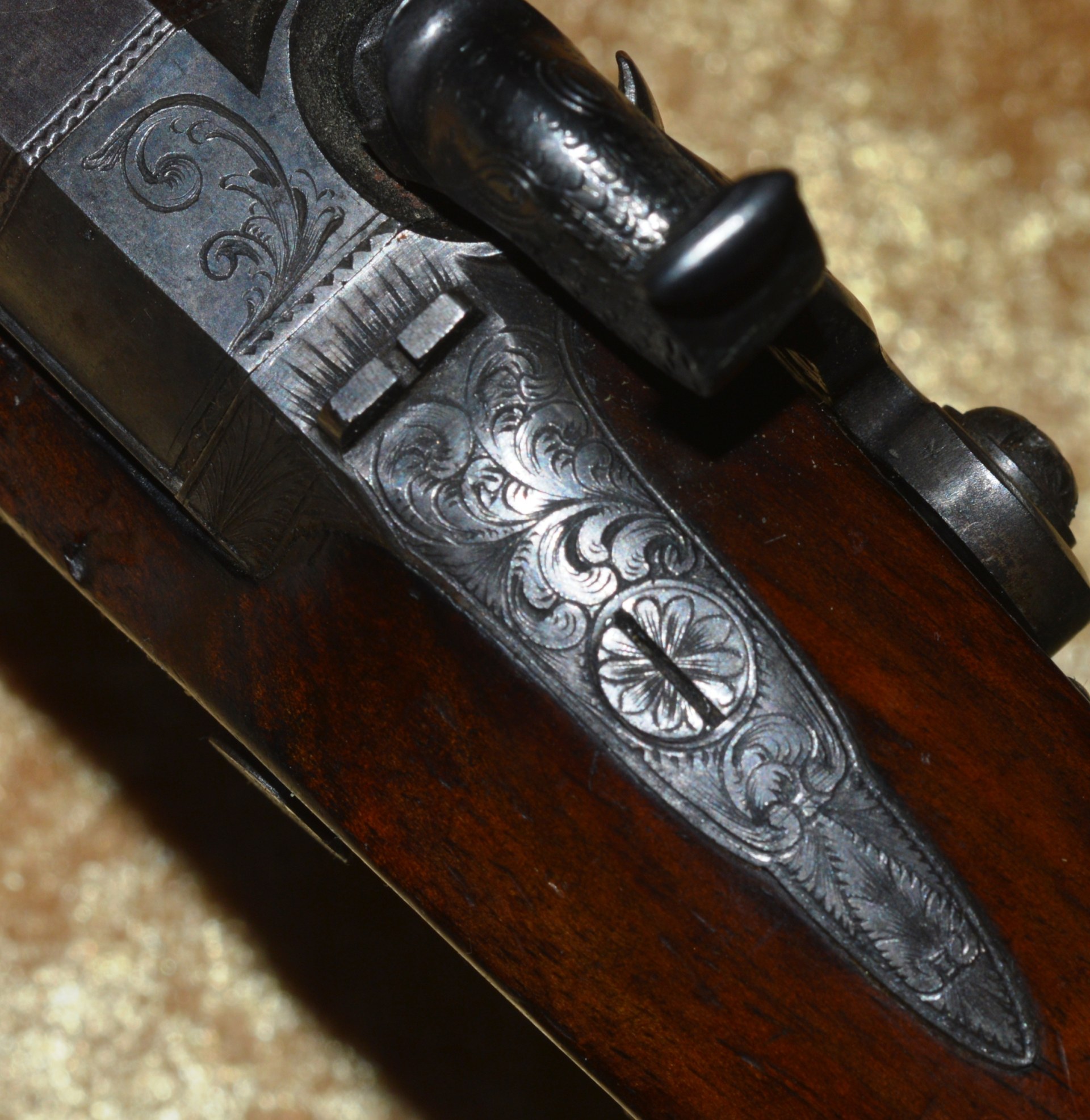 Fine Pair of Cased English Percussion Traveling Pistols, ca. 1820 - Image 7