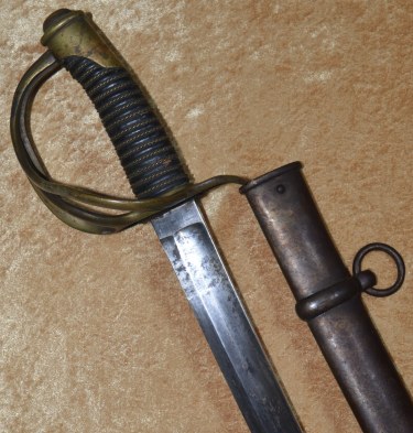US M1840 Cavalry Saber and Scabbard