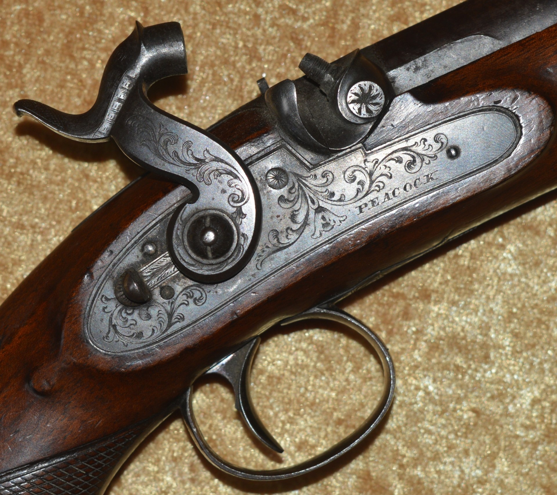 Fine Pair of Cased English Percussion Traveling Pistols, ca. 1820 - Image 10