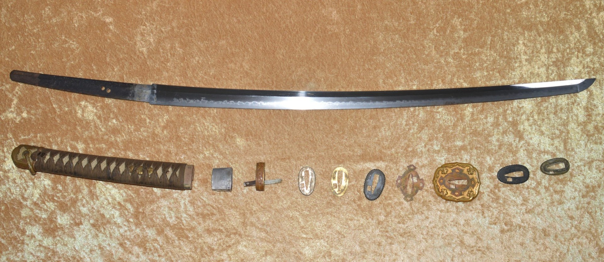 Signed Japanese Shin-shinto Katana in Gunto Mounts - Image 4