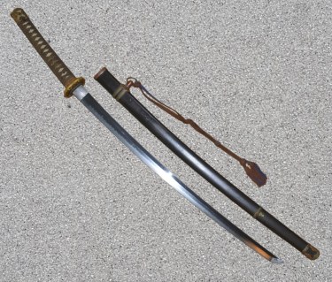 Signed Japanese Shin-shinto Katana in Gunto Mounts