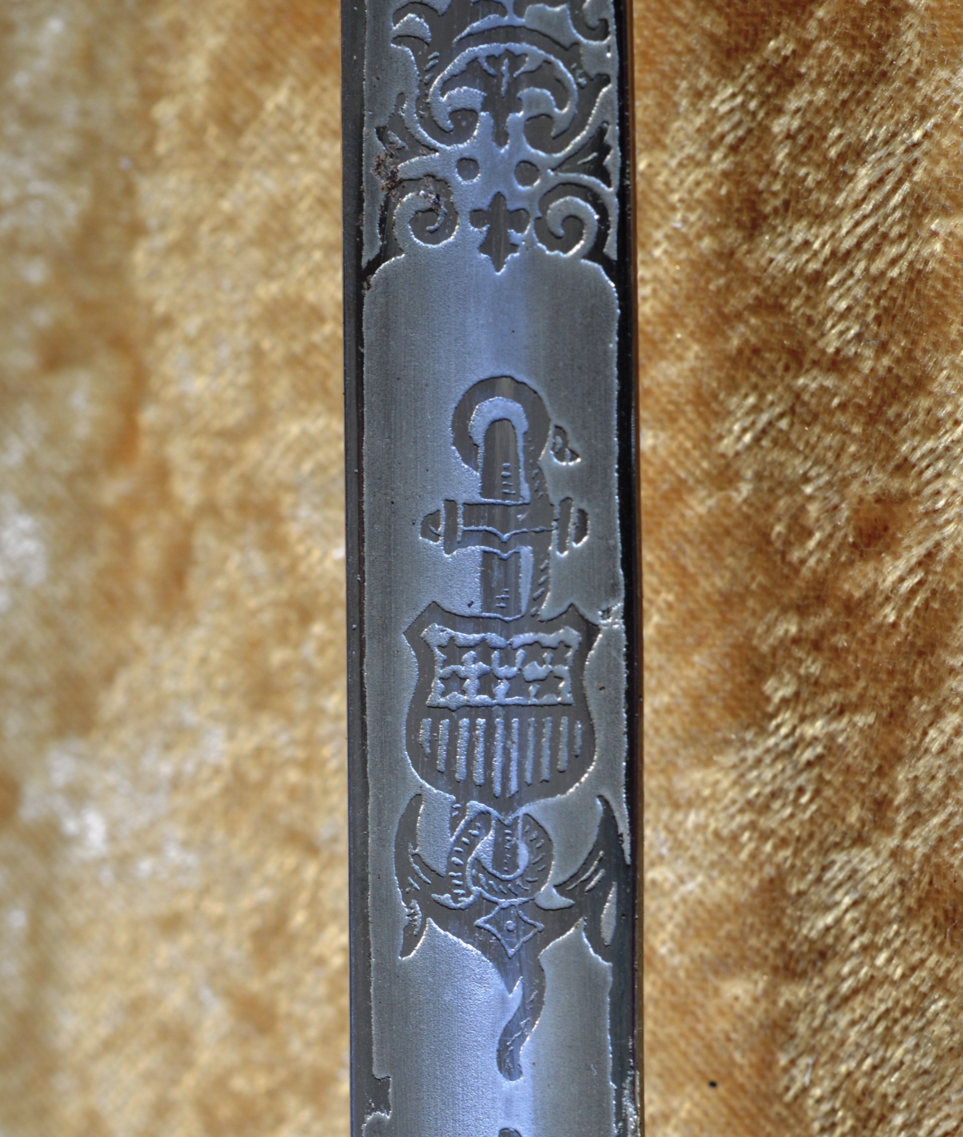 Named US M1852 Naval Officer's Sword - Image 10