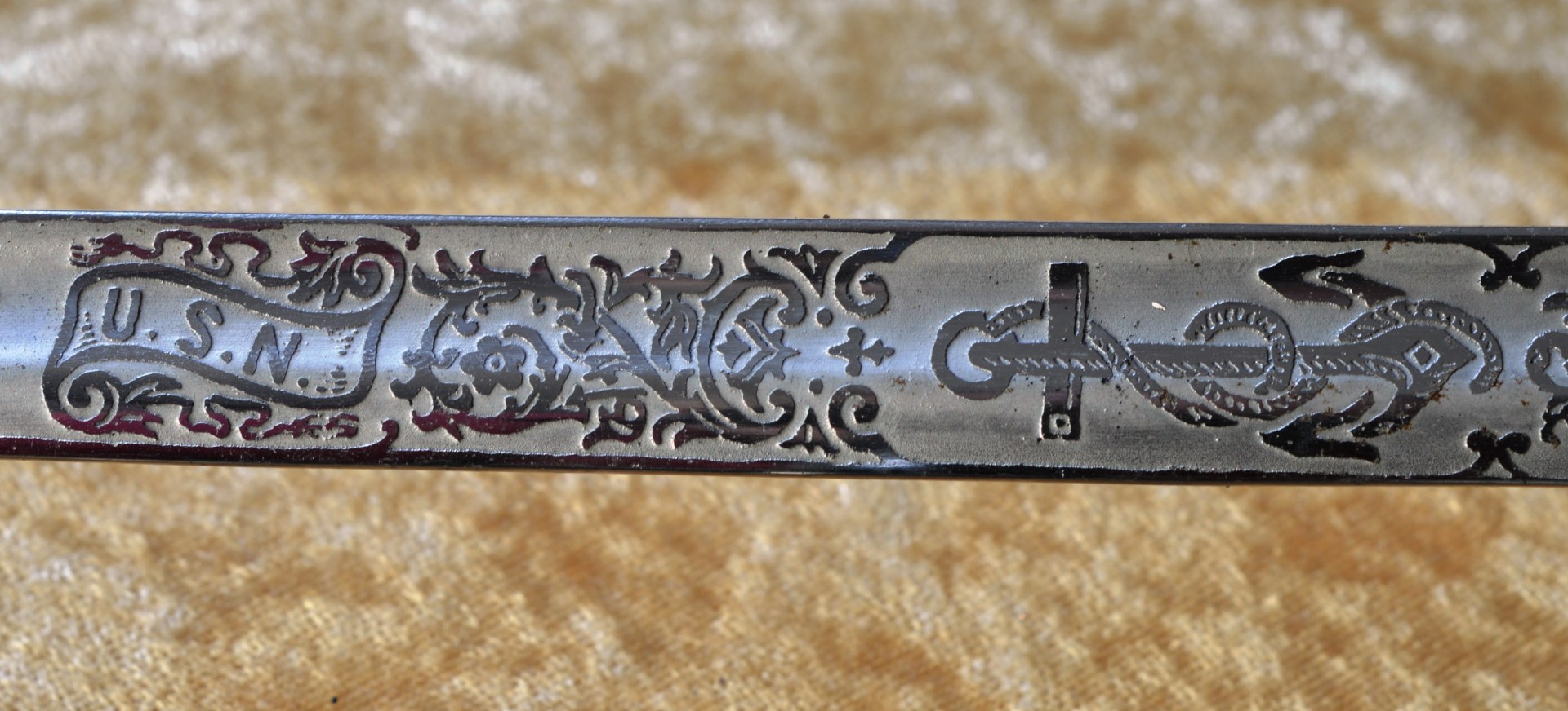 Named US M1852 Naval Officer's Sword - Image 9