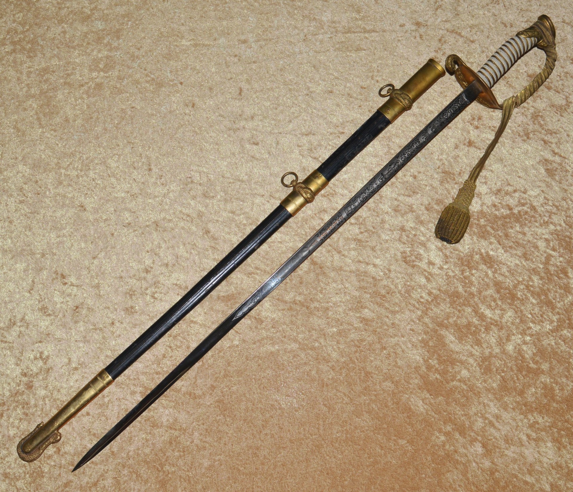 Named US M1852 Naval Officer's Sword - Image 15