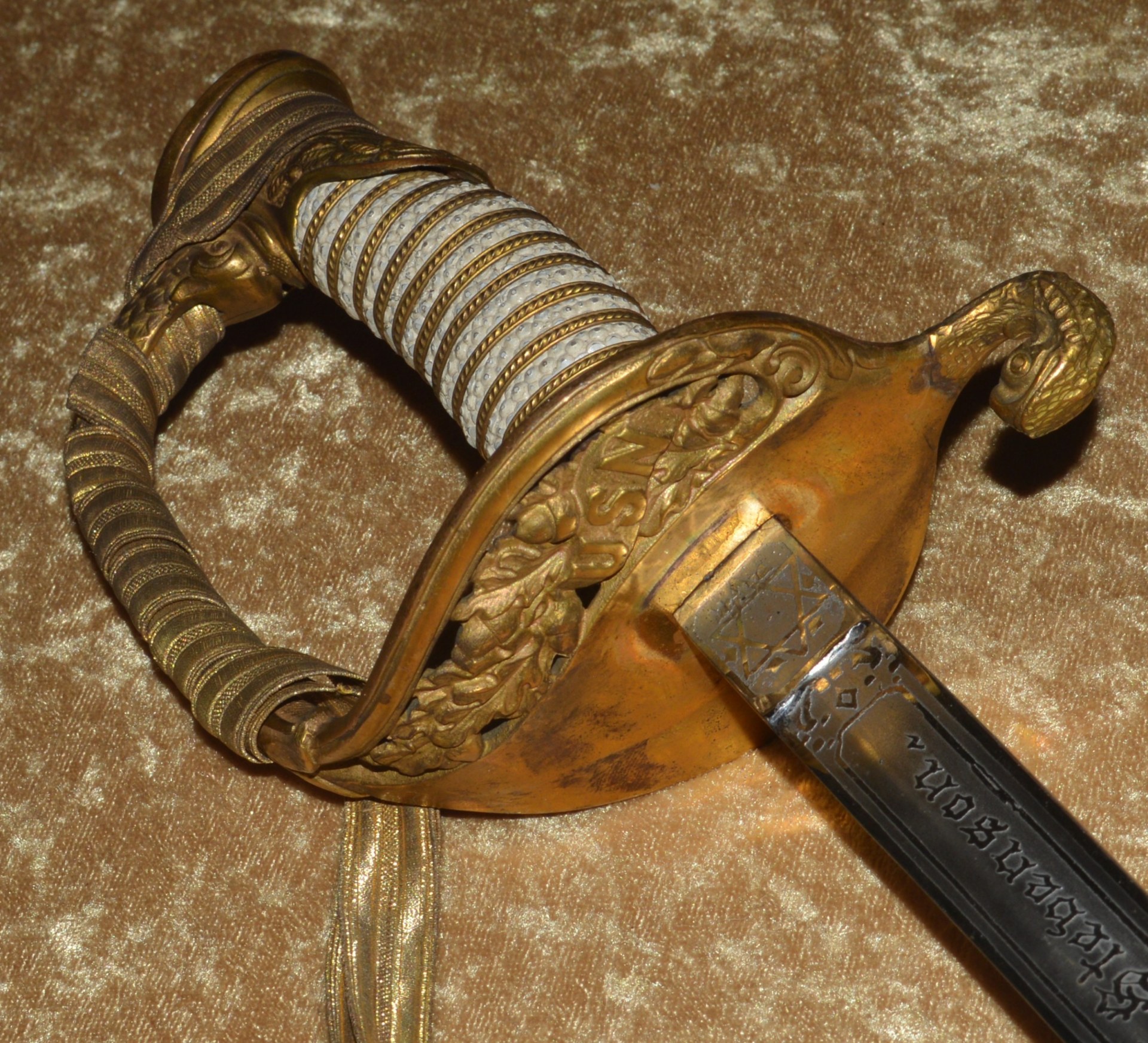 Named US M1852 Naval Officer's Sword - Image 3