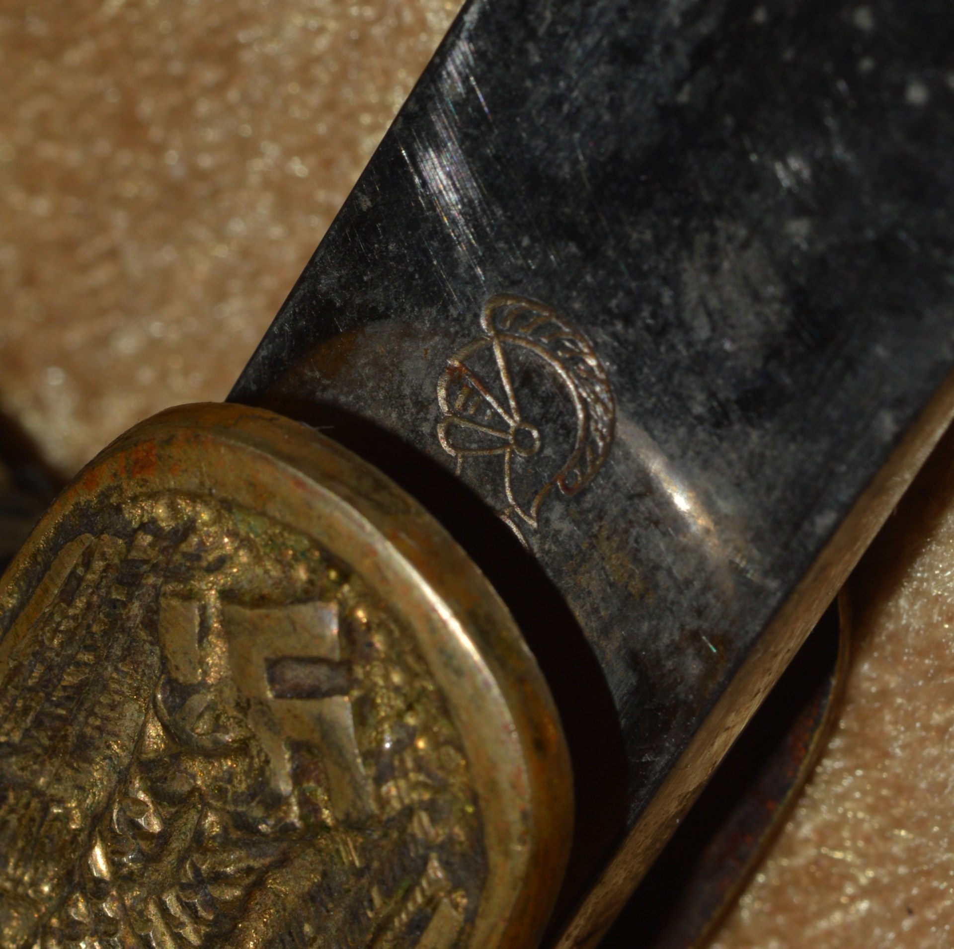 Nazi Lion Head Army Officer Saber by WKC - Image 10