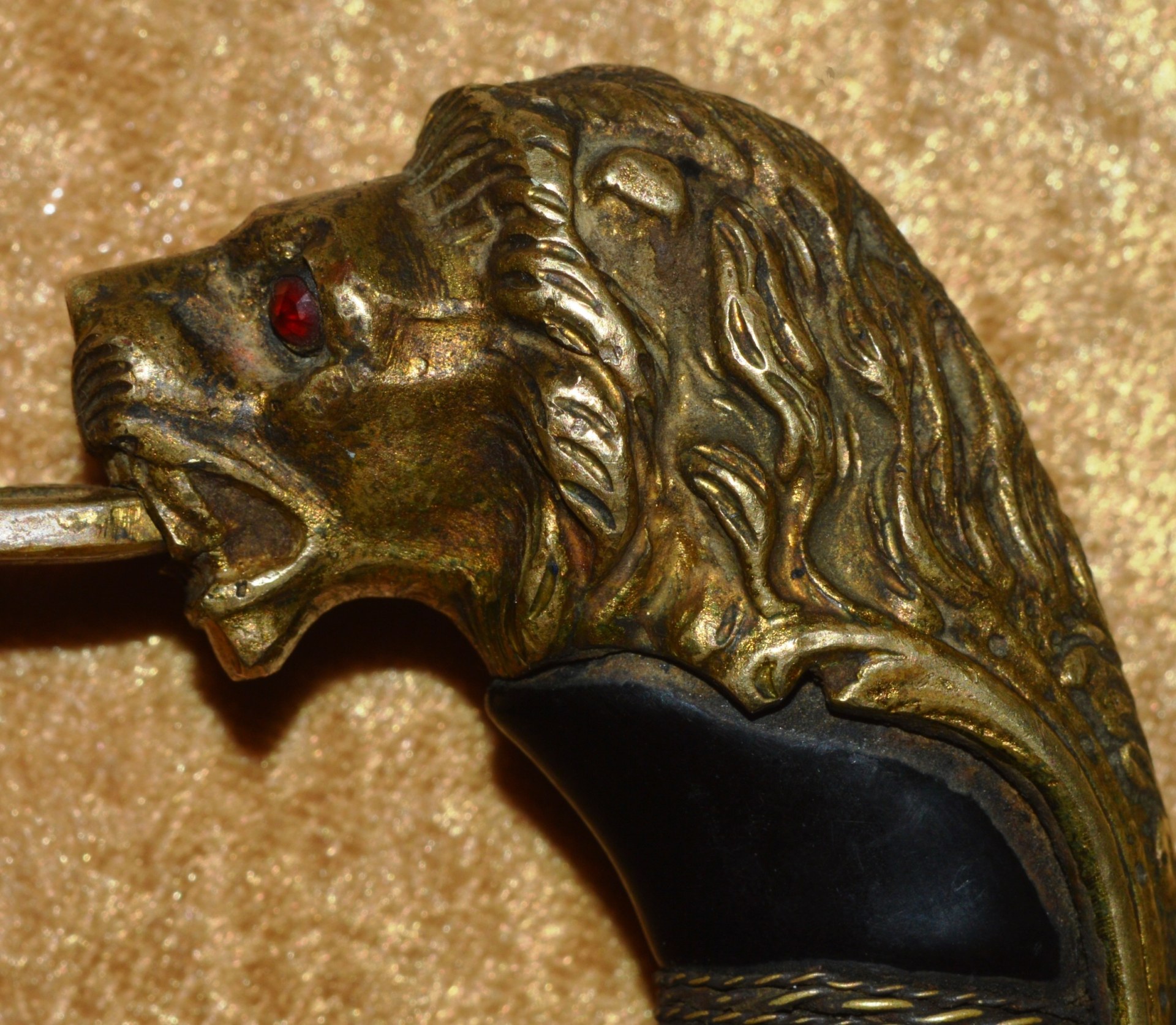 Nazi Lion Head Army Officer Saber by WKC - Image 7