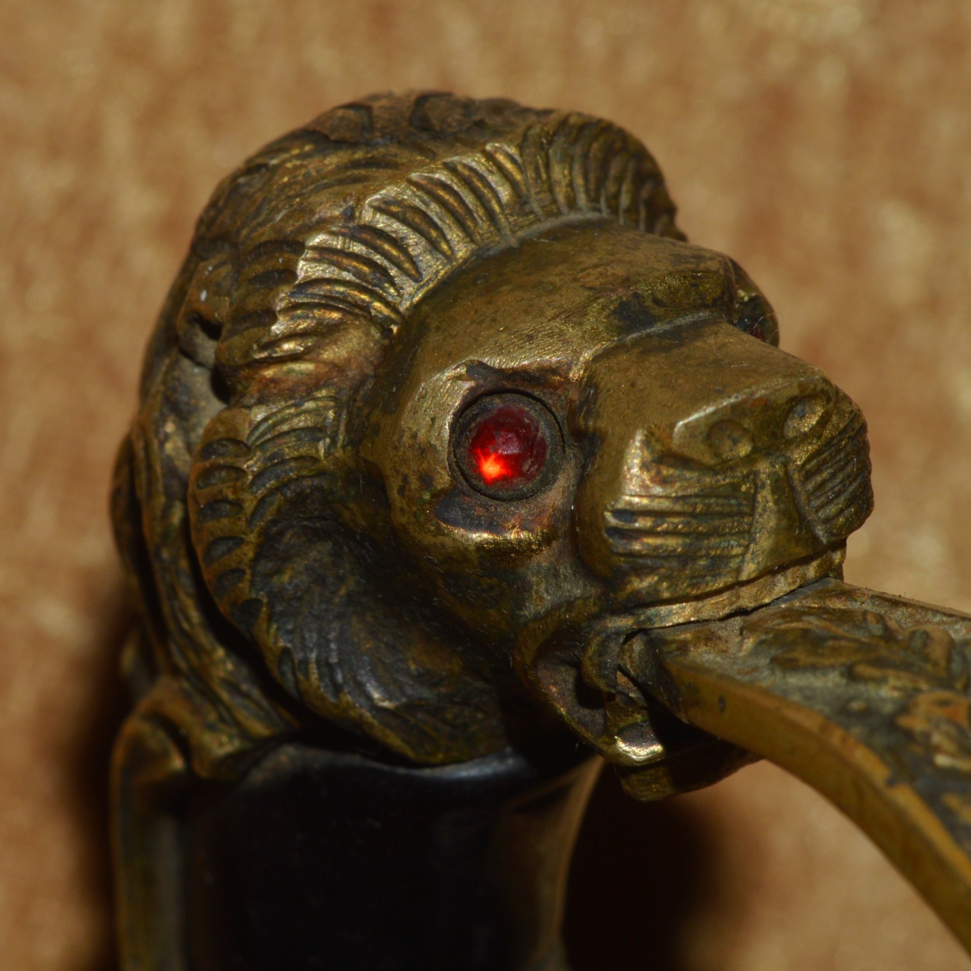 Nazi Lion Head Army Officer Saber by WKC - Image 9