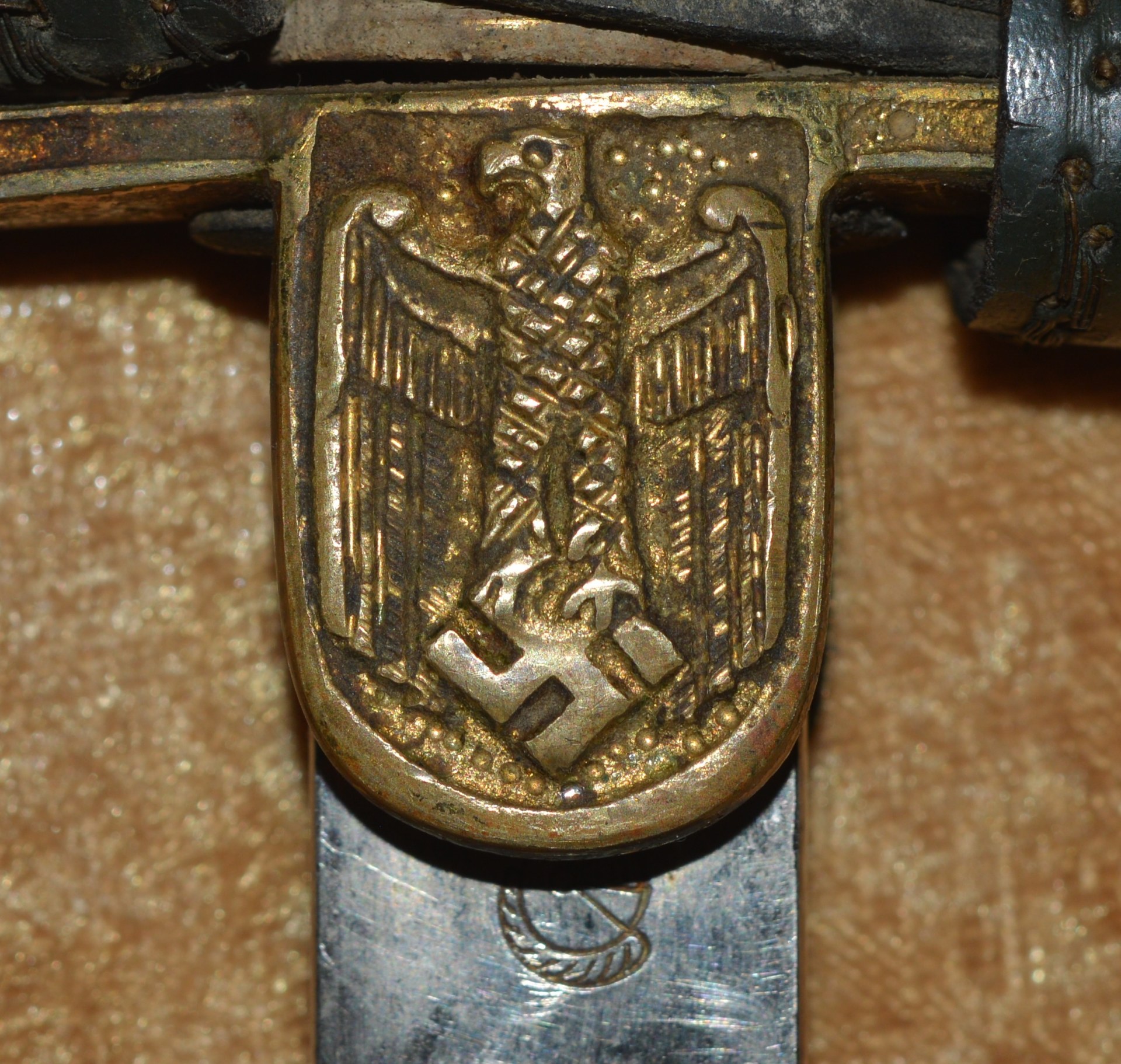 Nazi Lion Head Army Officer Saber by WKC - Image 8