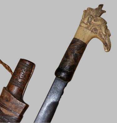 Dayak Headhunter’s Mandau Sword, 20th C