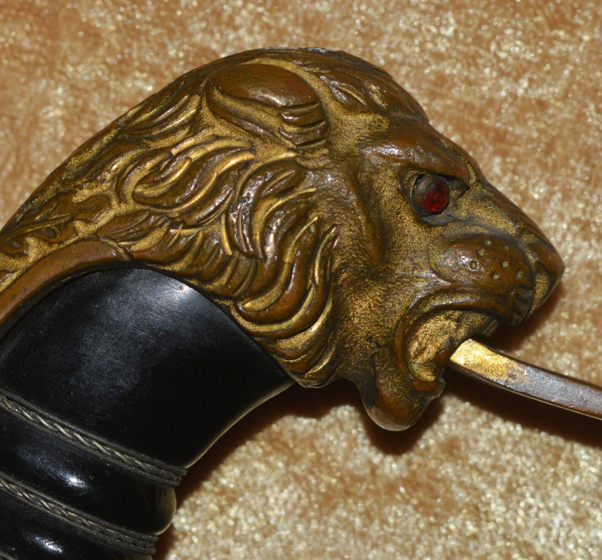 Nazi WWII Army Officer’s Lion Head Saber by Robert Klaas - Image 5