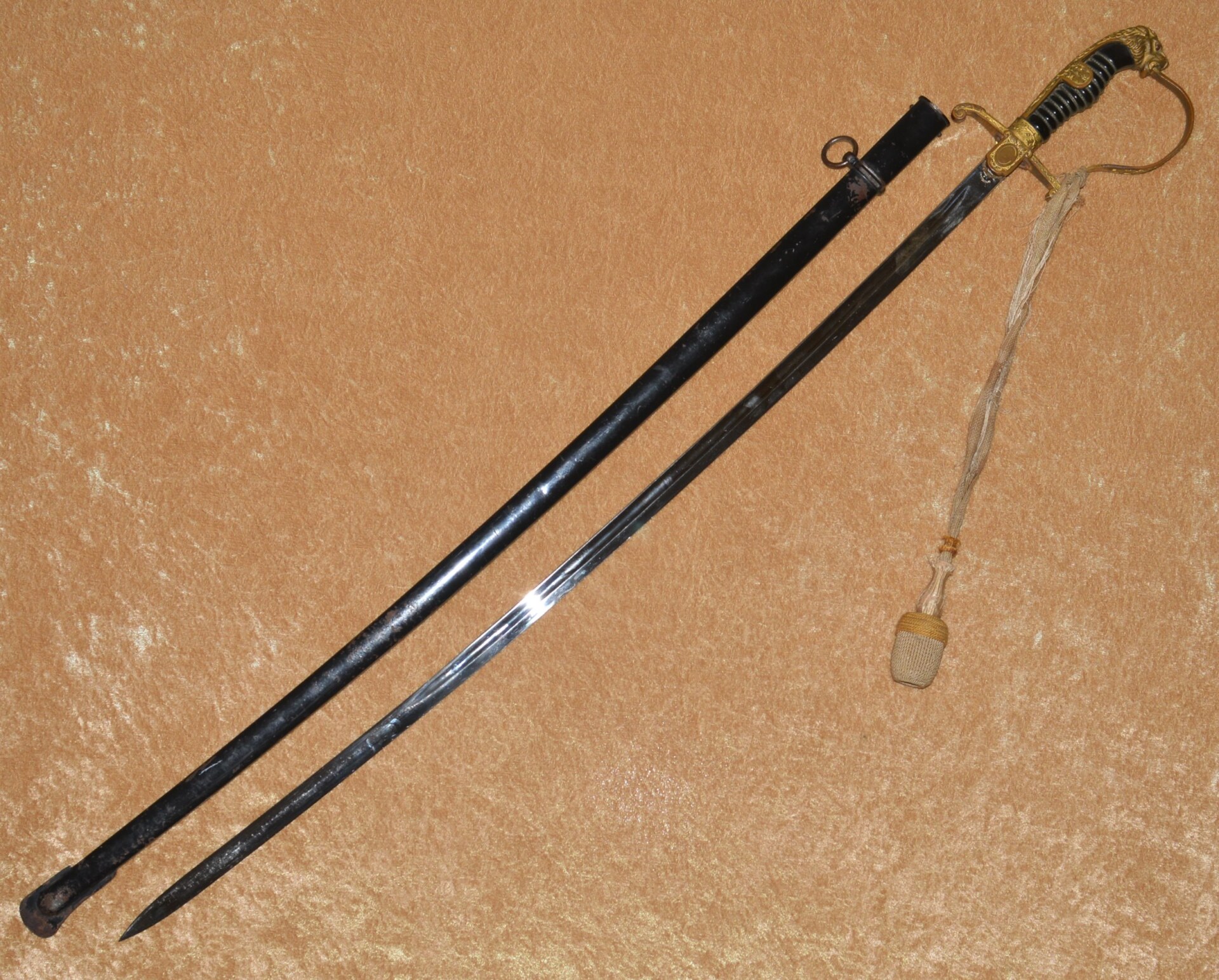 Nazi WWII Army Officer’s Lion Head Saber by Robert Klaas - Image 12