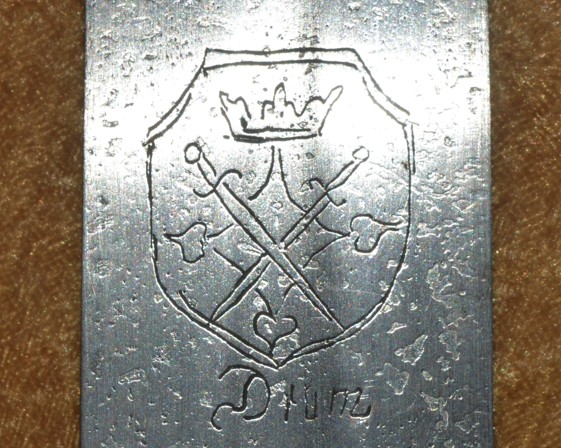 Scarce Inscribed Austrian Pallasch, Sword, Late 17th C - Image 8