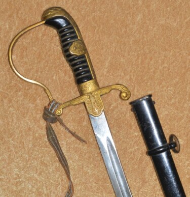 Nazi WWII Army Officer’s Dove Head Sword by Pack & Sohne