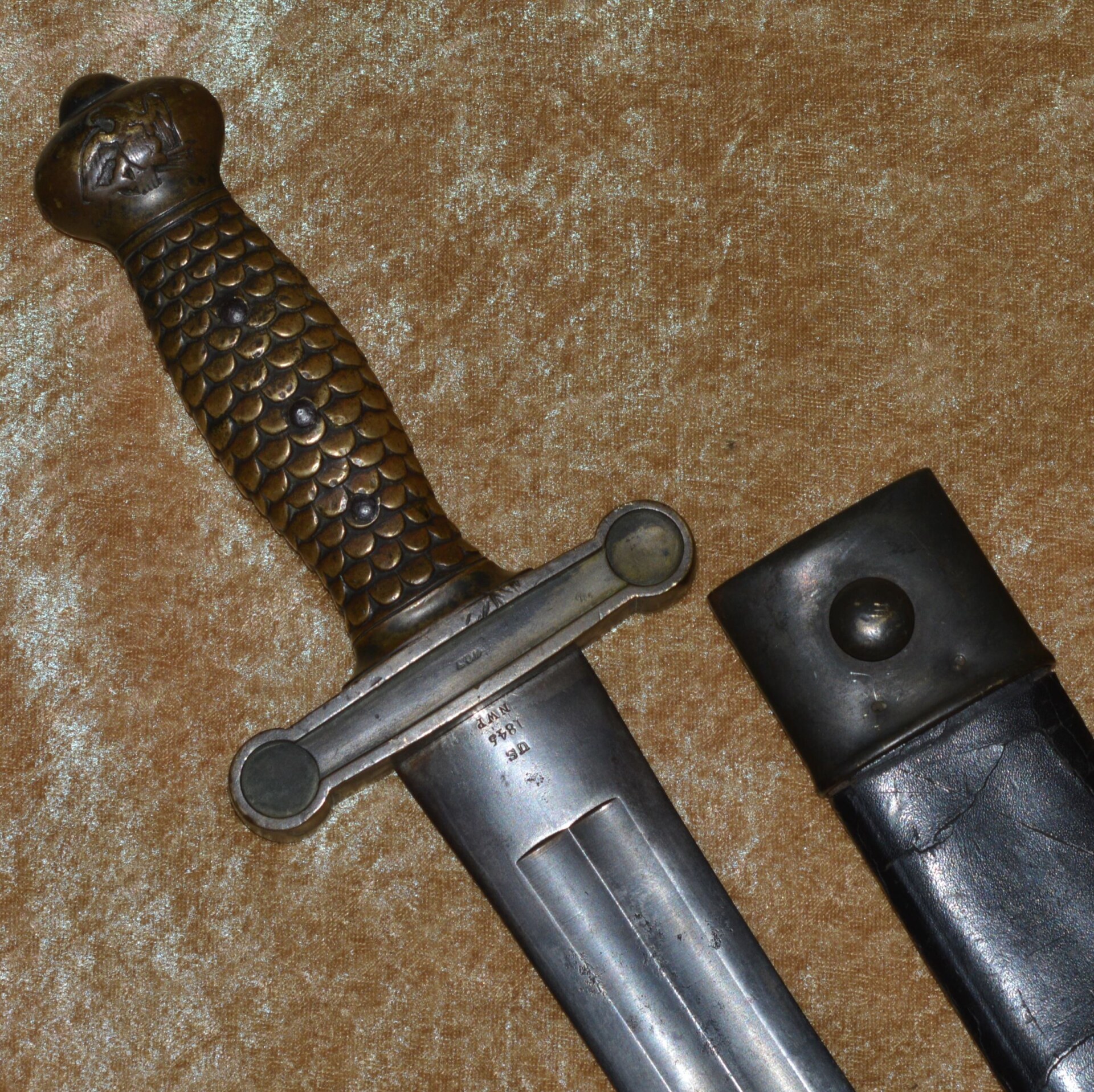 US M1832 Foot Artillery Sword by Ames - Image 3