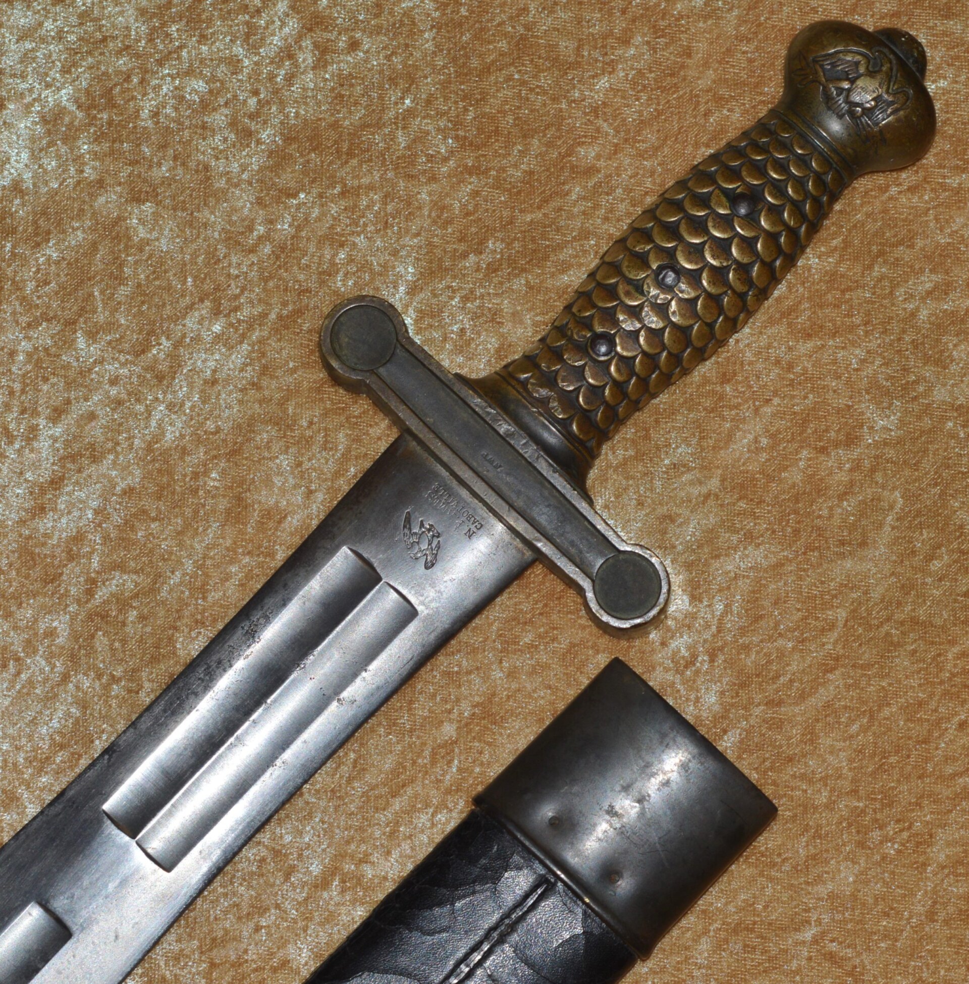 US M1832 Foot Artillery Sword by Ames - Image 4