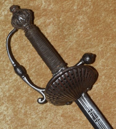 European Shell Guard Rapier, First Half 17th C
