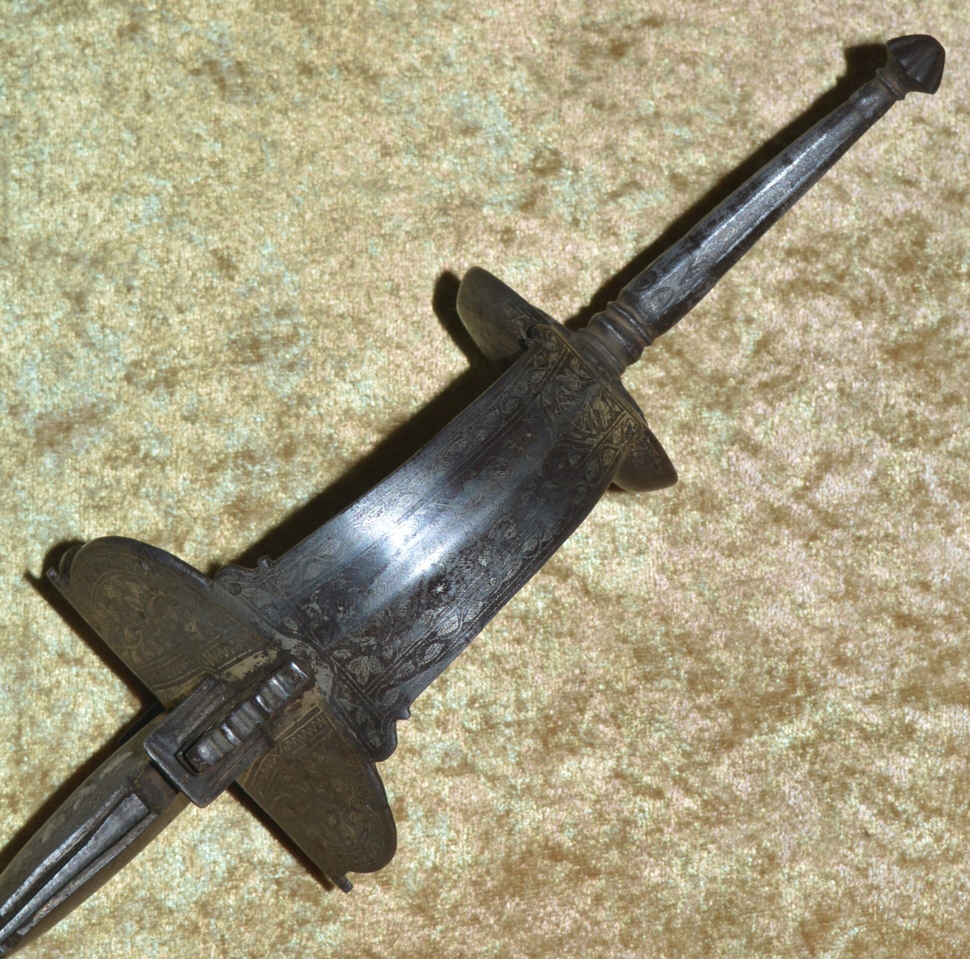 Silver Inlaid Maratha (Indian) Firangi Sword, 17th/18th C - Image 6