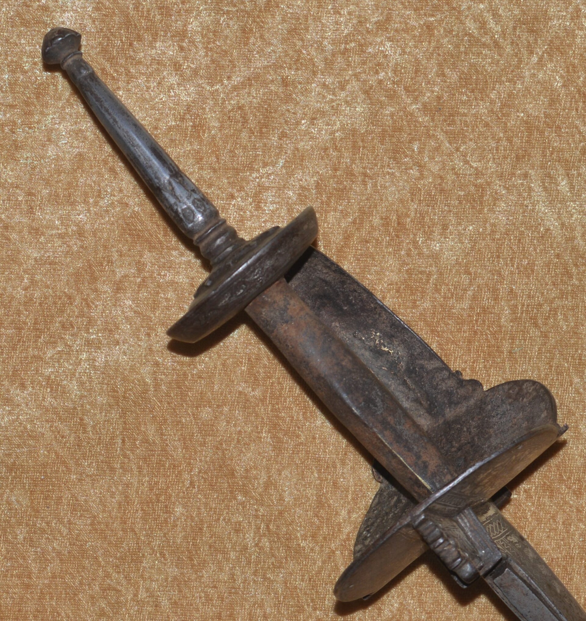 Silver Inlaid Maratha (Indian) Firangi Sword, 17th/18th C - Image 7