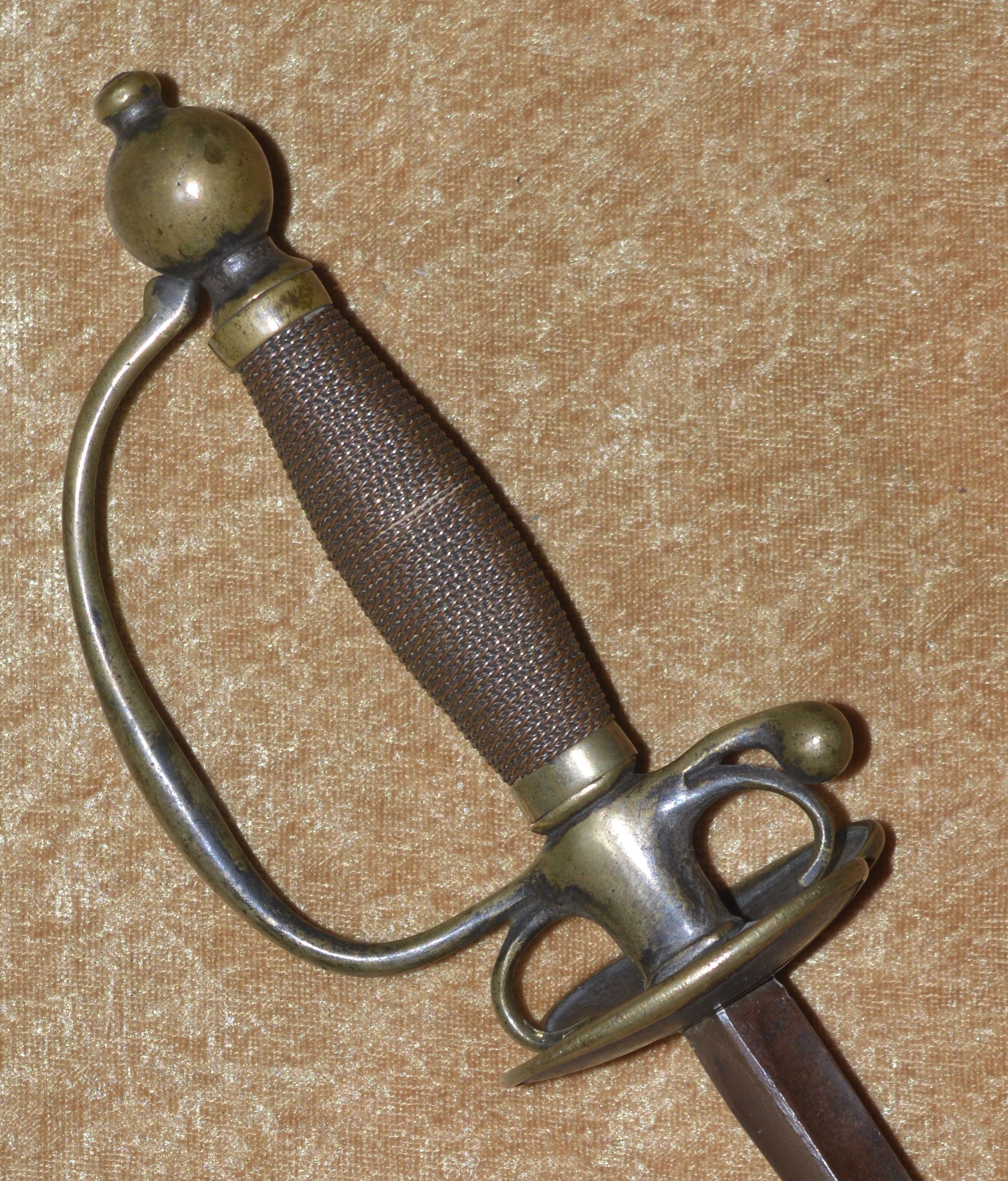 European Smallsword, 2nd Half 18th C, Probably French
