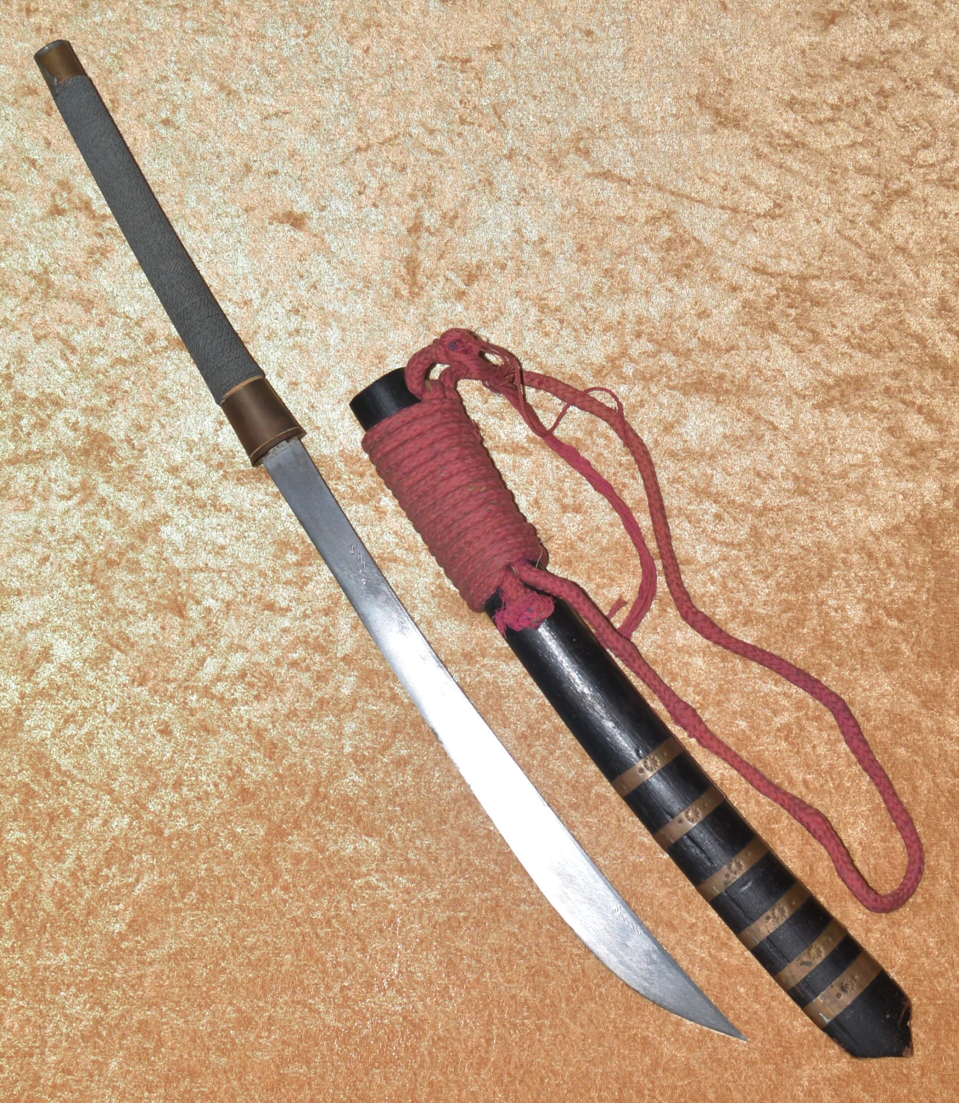 Burmese Dha Short Sword, 20th C