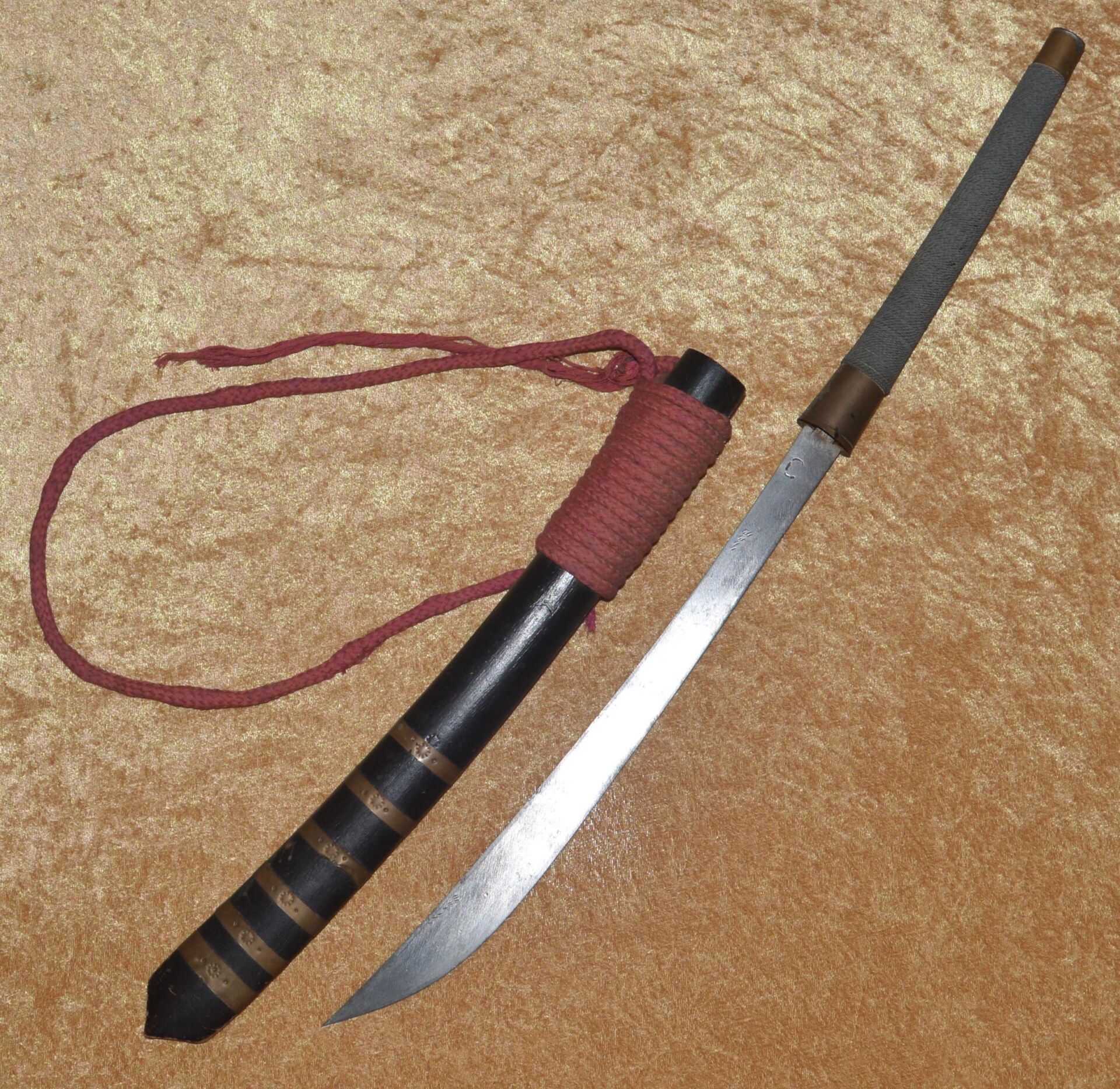 Burmese Dha Short Sword, 20th C - Image 2