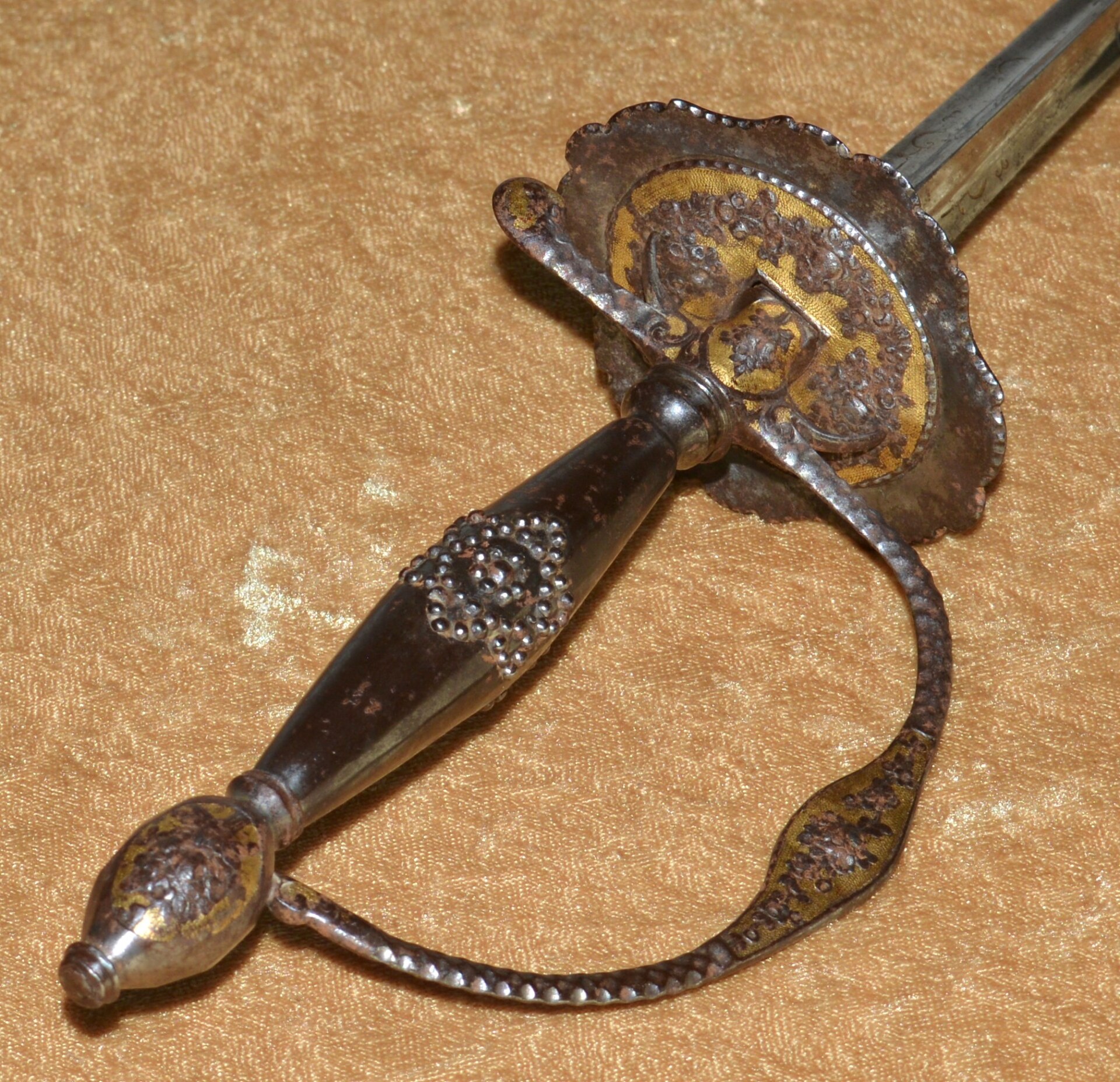 Gilt Steel Smallsword, 2nd Half 18th C, Probably English - Image 3