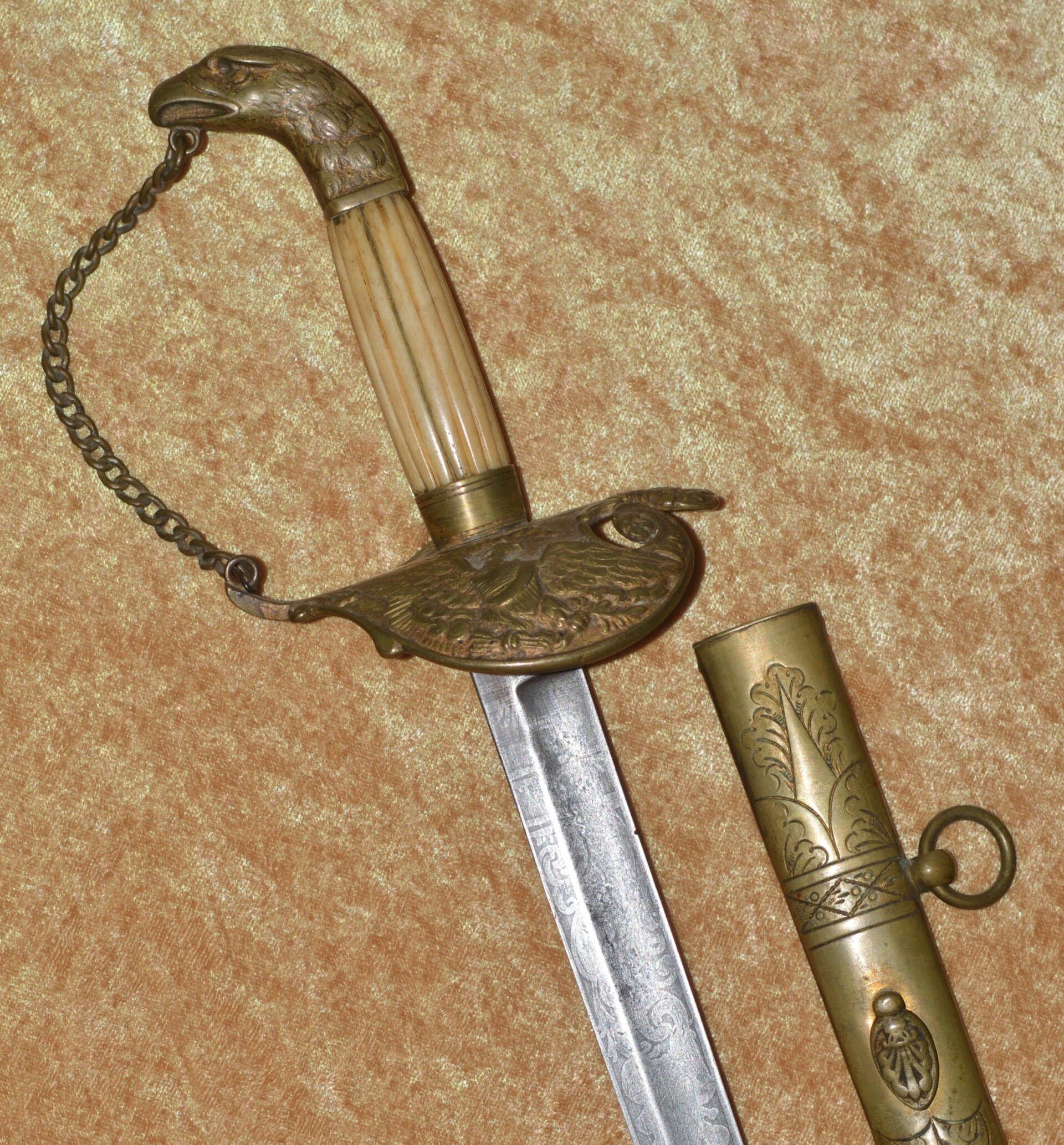 US Eagle Pommel Infantry Officer’s Sword, ca. 1850