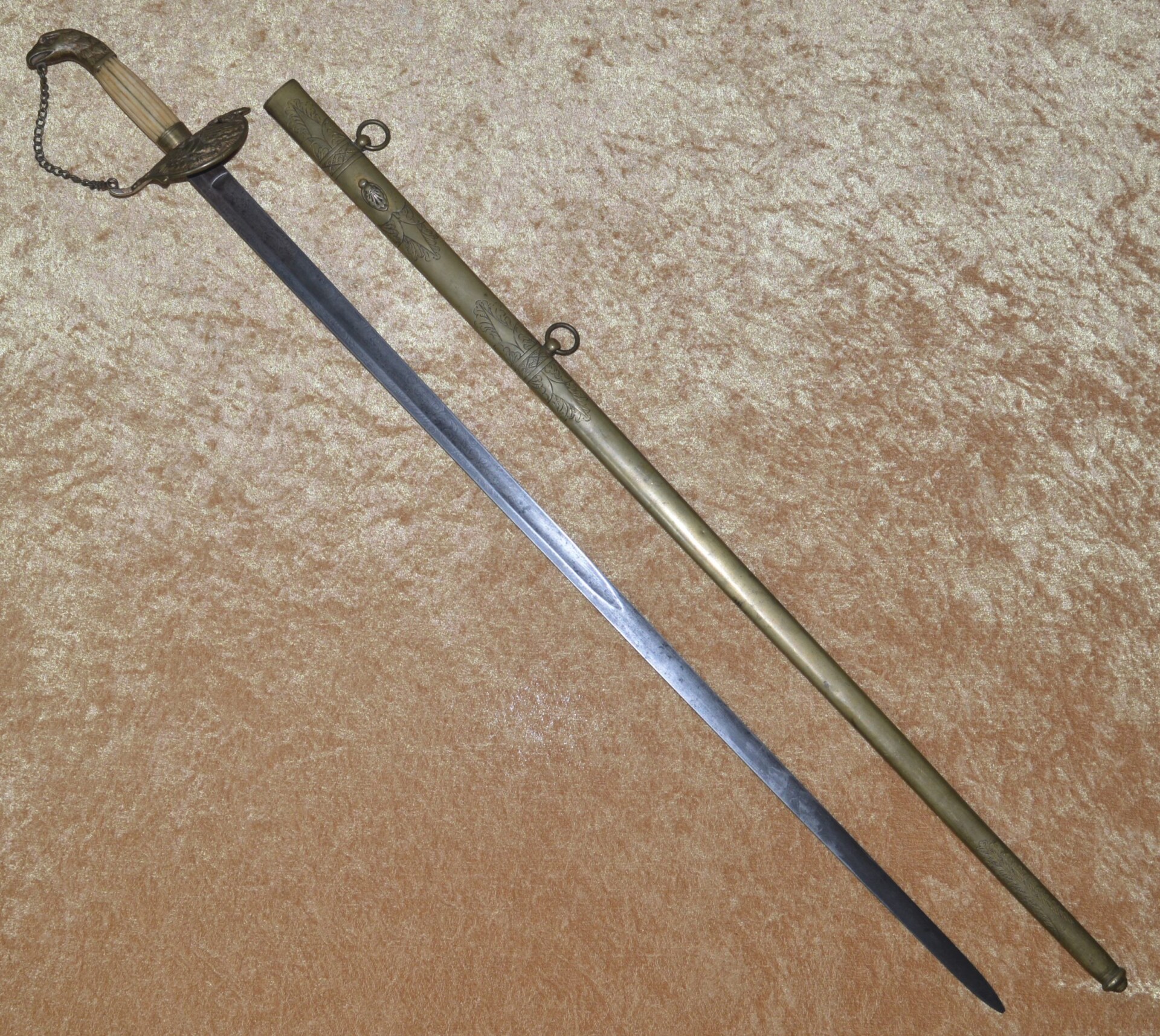 US Eagle Pommel Infantry Officer’s Sword, ca. 1850 - Image 14