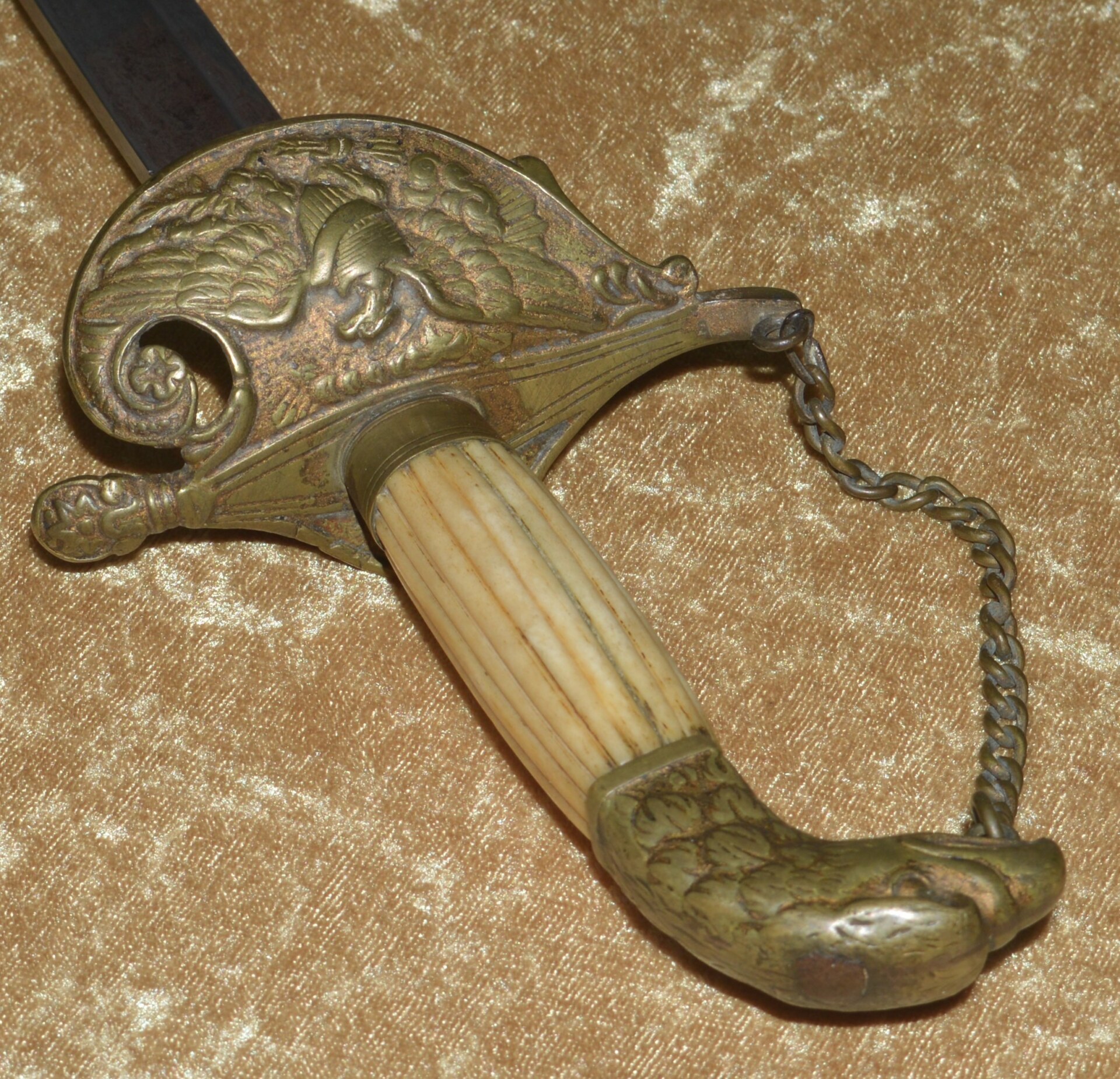 US Eagle Pommel Infantry Officer’s Sword, ca. 1850 - Image 3