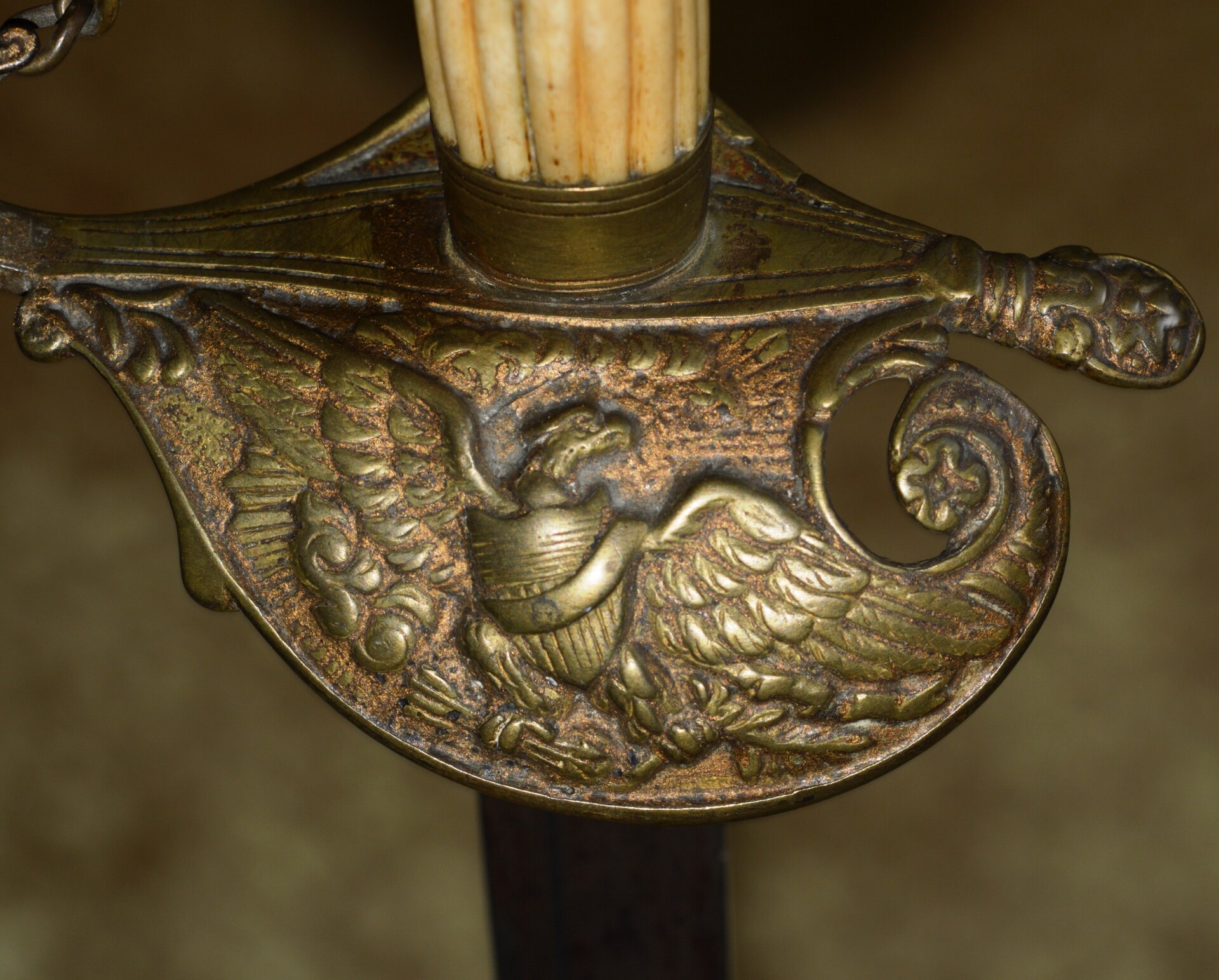 US Eagle Pommel Infantry Officer’s Sword, ca. 1850 - Image 5