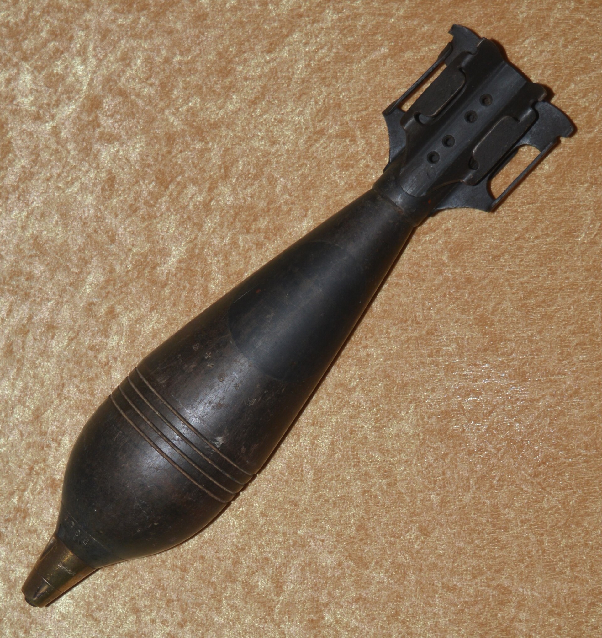 Japanese WWII Type 94 90mm Mortar Round, Inert