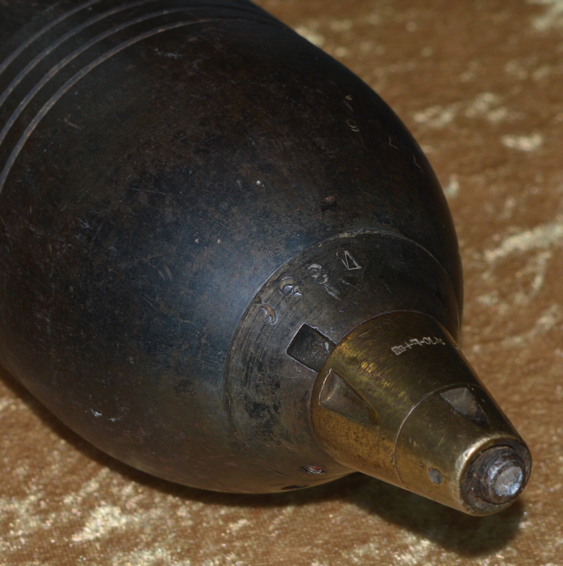 Japanese WWII Type 94 90mm Mortar Round, Inert - Image 2