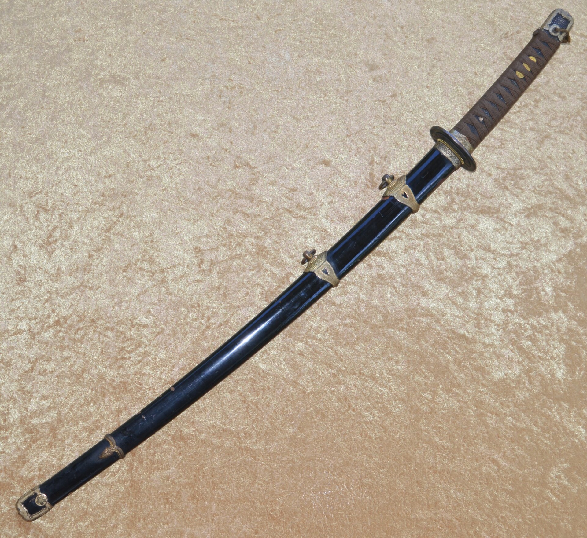 Signed and Dated Japanese WWII Naval Officer’s Kai Gunto Katana - Image 15