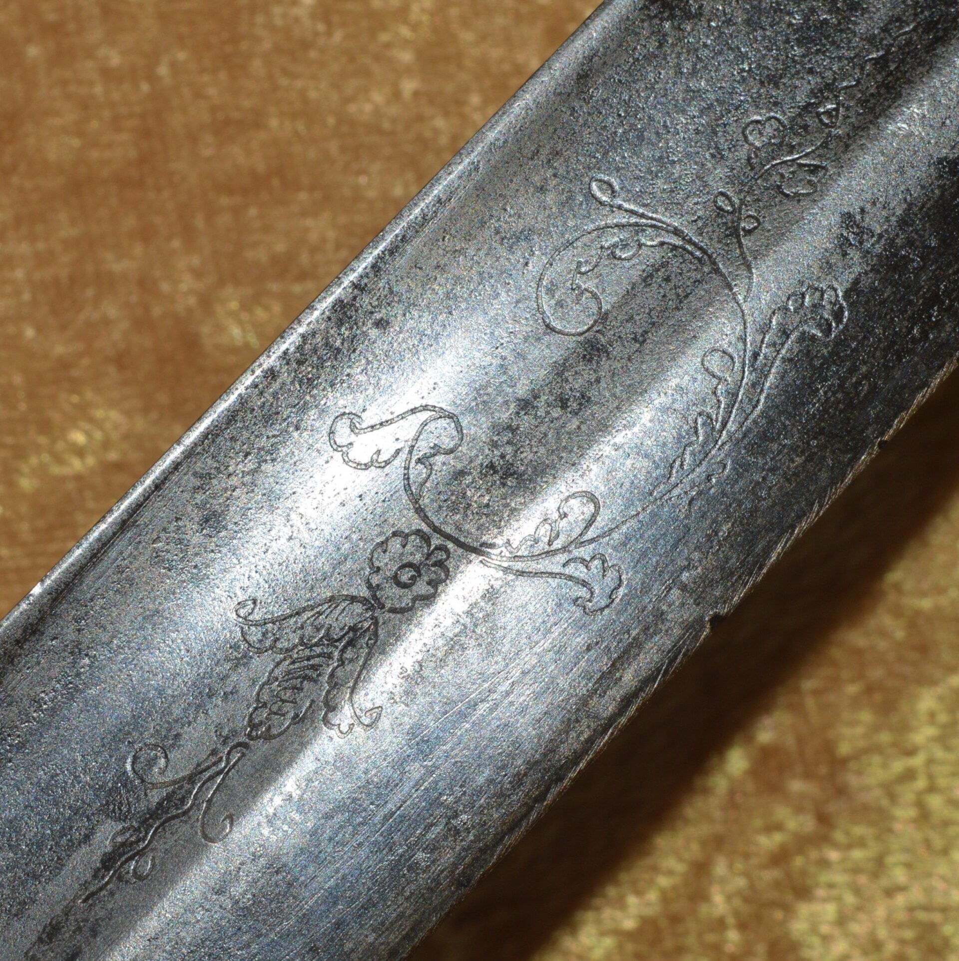 American Eagle Head Mounted Artillery Officer’s Saber, ca. 1810 - Image 9