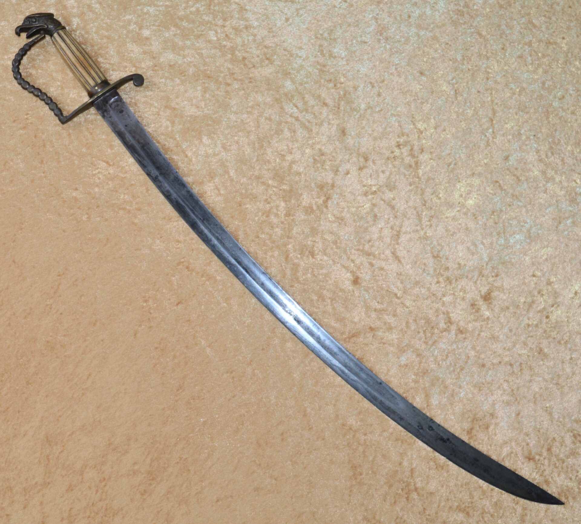 American Eagle Head Mounted Artillery Officer’s Saber, ca. 1810 - Image 15