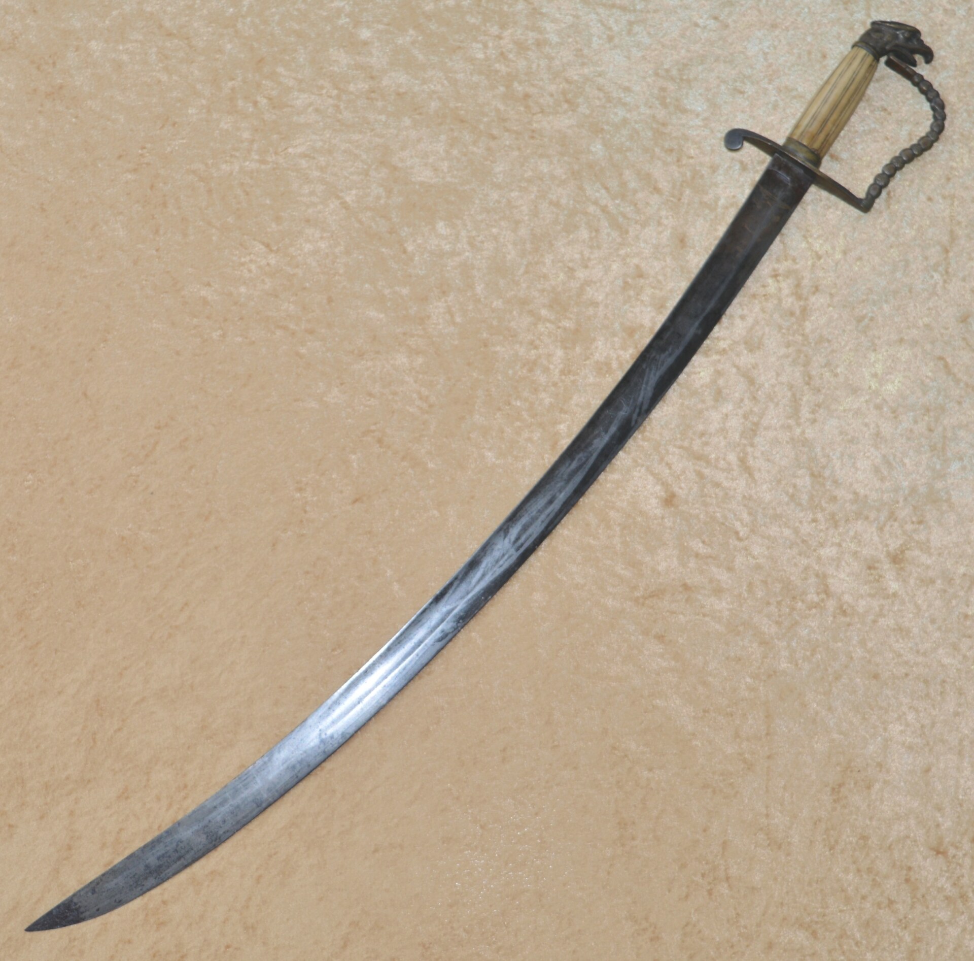 American Eagle Head Mounted Artillery Officer’s Saber, ca. 1810 - Image 14