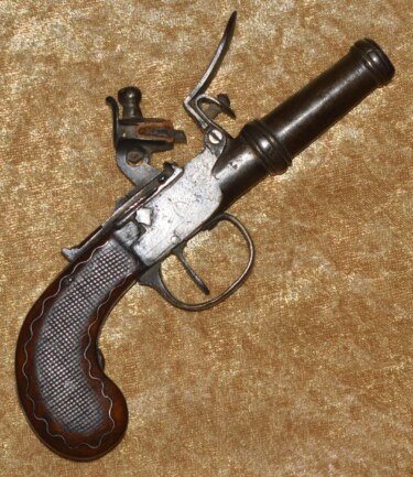Flintlock Pocket Pistol, ca. 1810