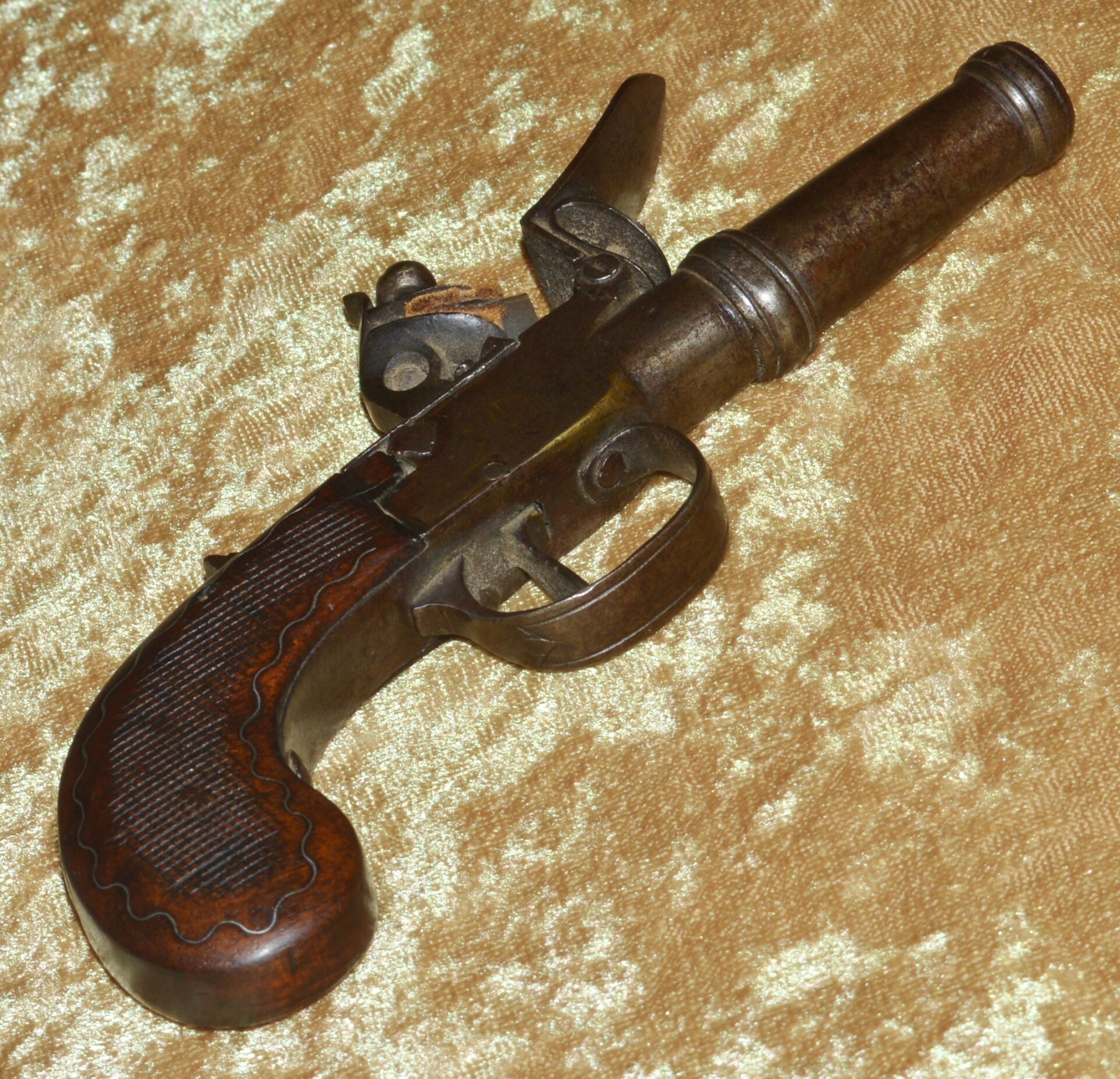 Flintlock Pocket Pistol, ca. 1810 - Image 3