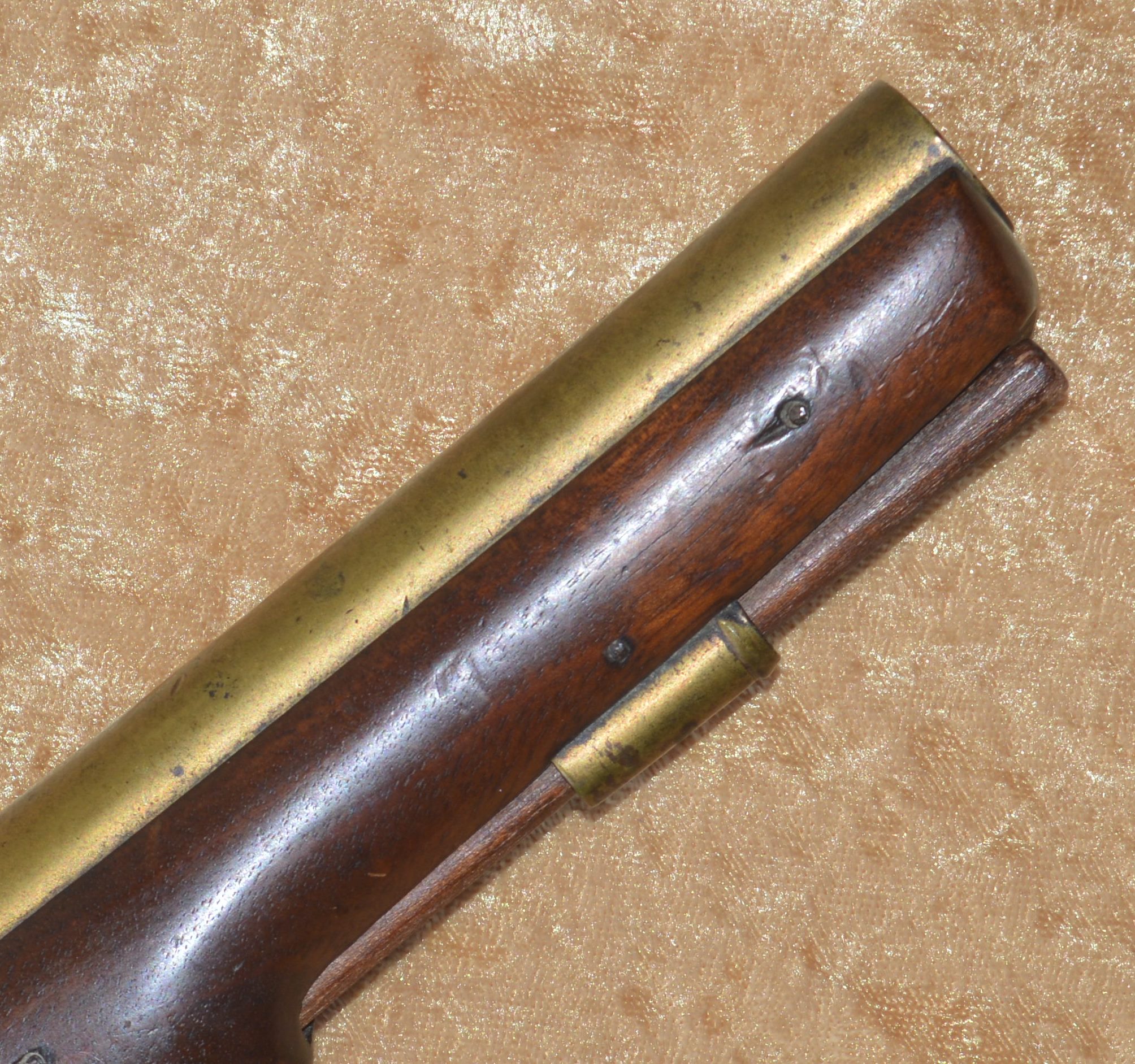 English Brass Barrel Flintlock Pistol, Late 18th C - Image 11