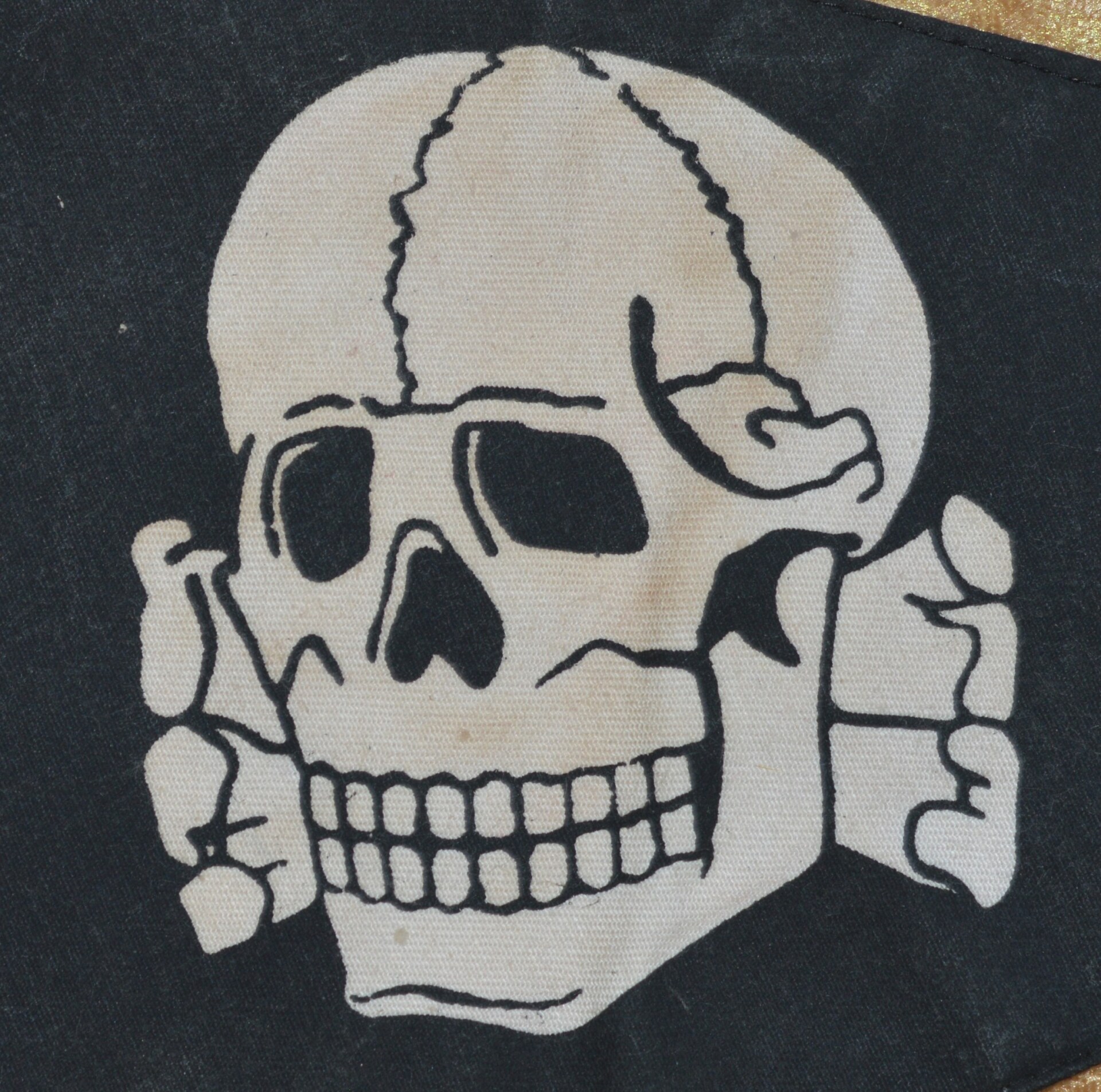 Nazi SS Death Head Vehicle Pennant - Image 3