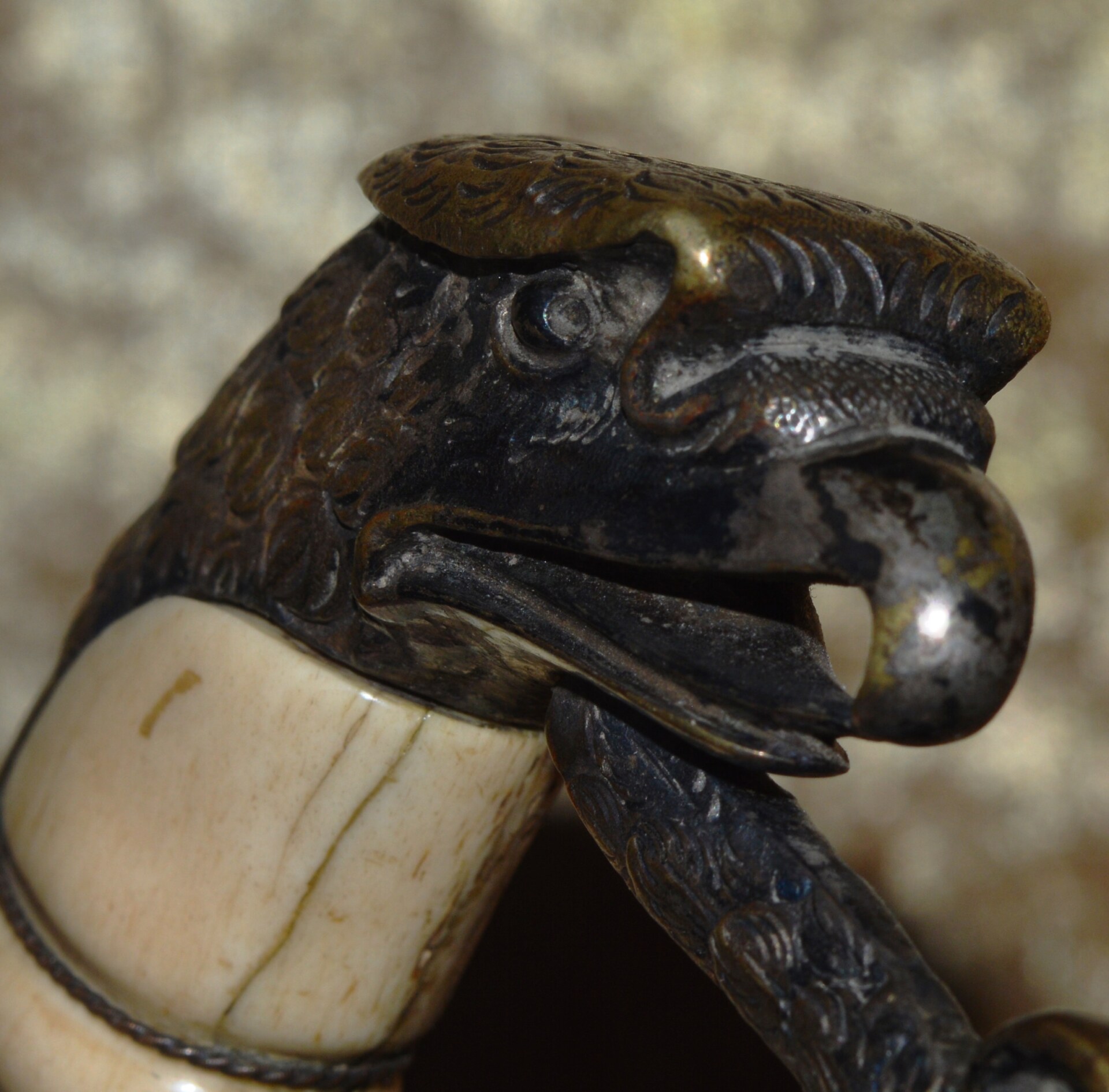 US Eagle Head Mounted Officer’s Sword, ca. 1810 - Image 4