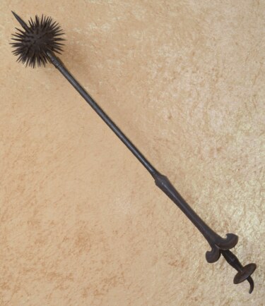 Indo-Persian, Mughal, Spiked Battle Mace (Gurz), 17th/18th C