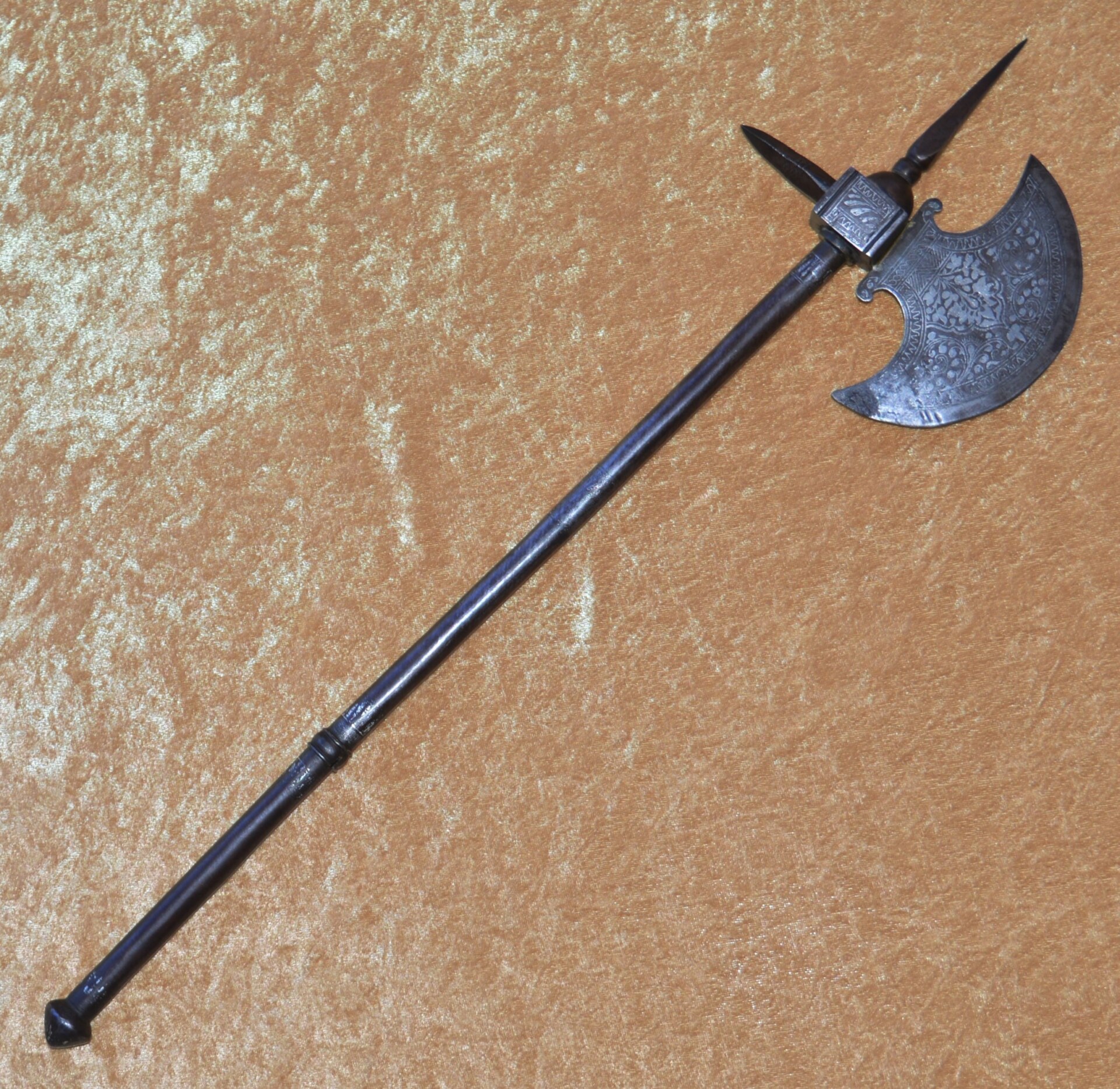 Indian Combination Tabar Axe and Spike Dagger, 19th C - Image 5