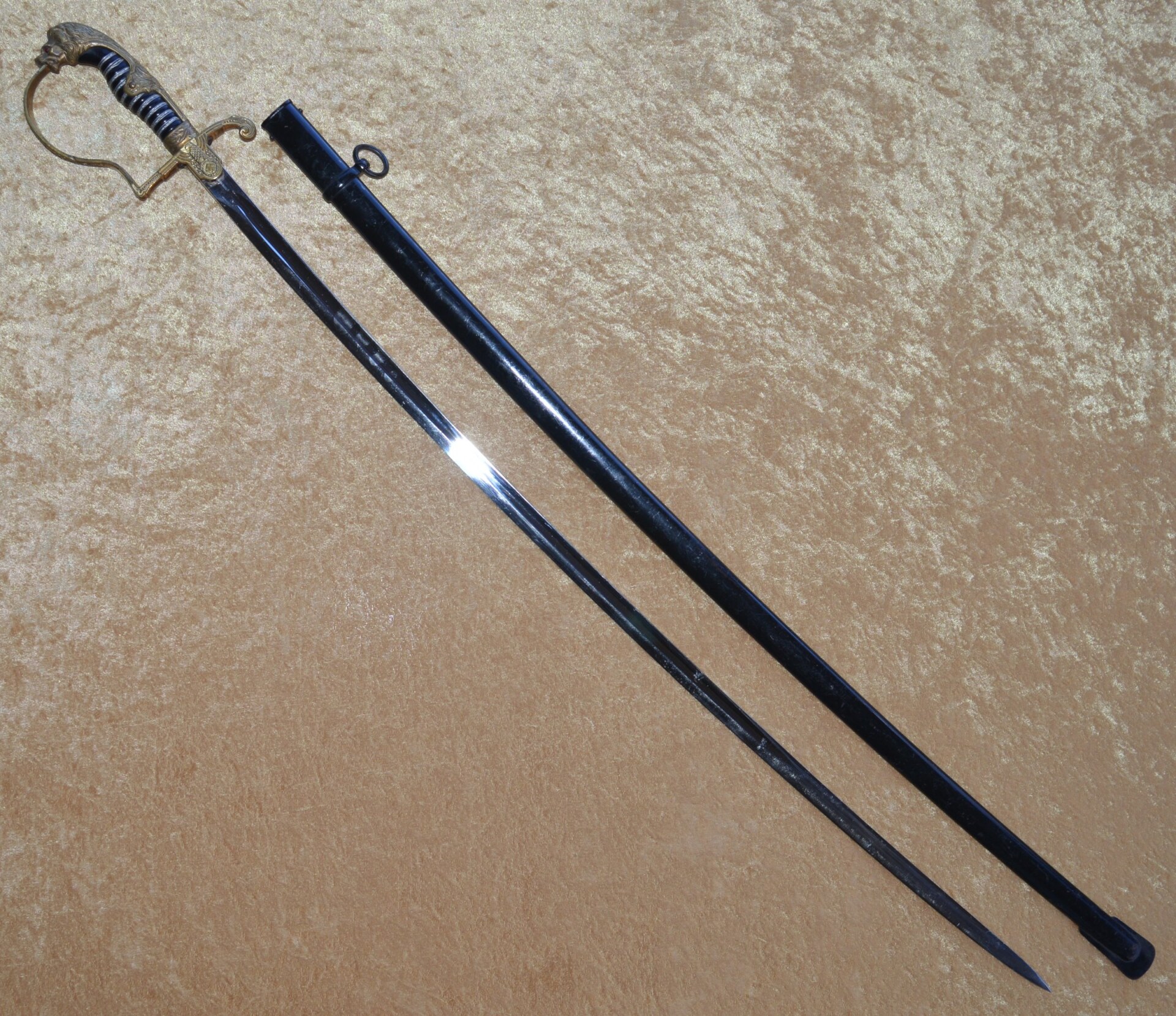 Nazi Army Officer’s Lion Head “Blucher” Pattern Sword - Image 14