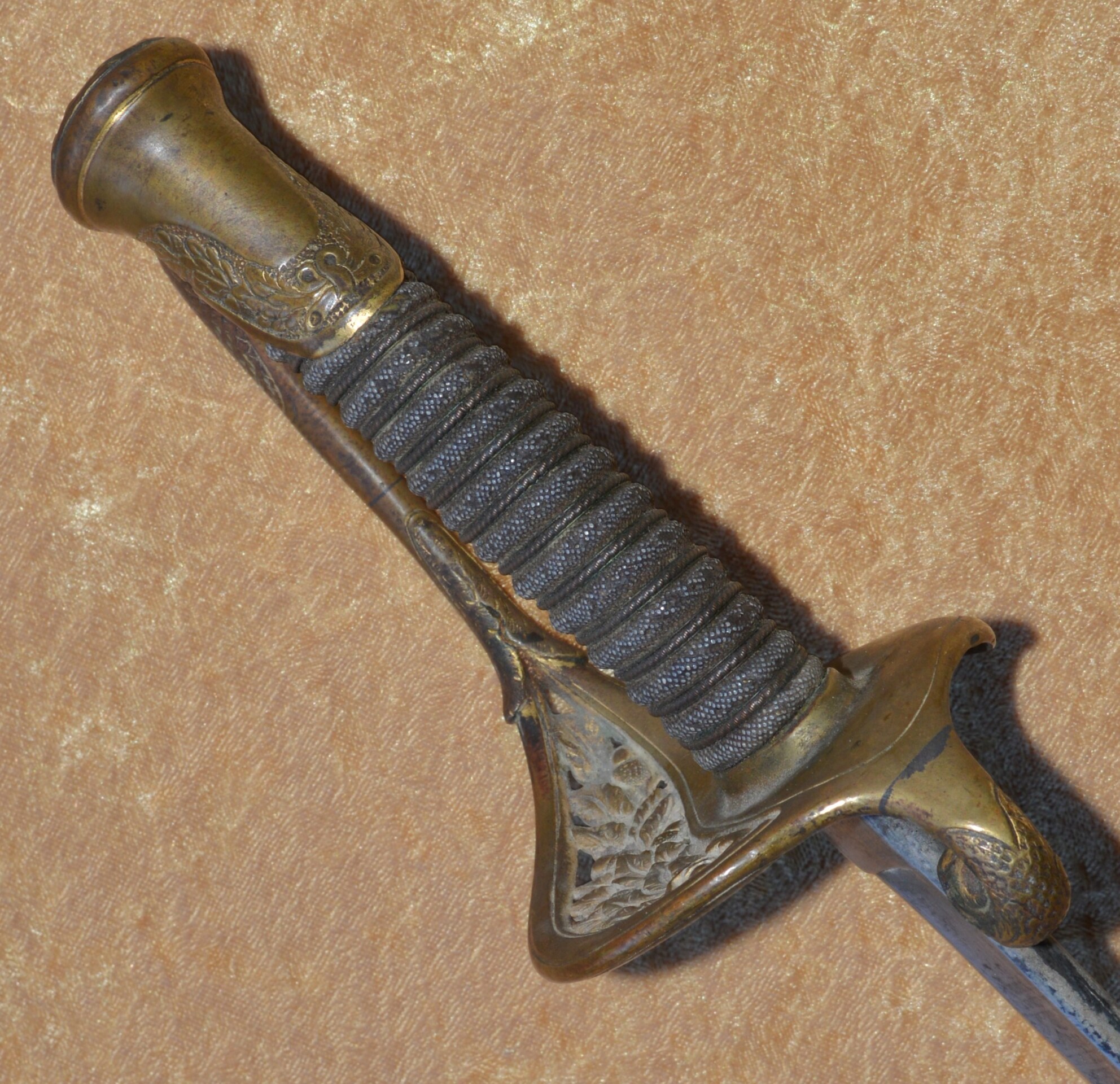 Pre-Civil War US M1852 Naval Officer’s Sword by Ames - Image 5