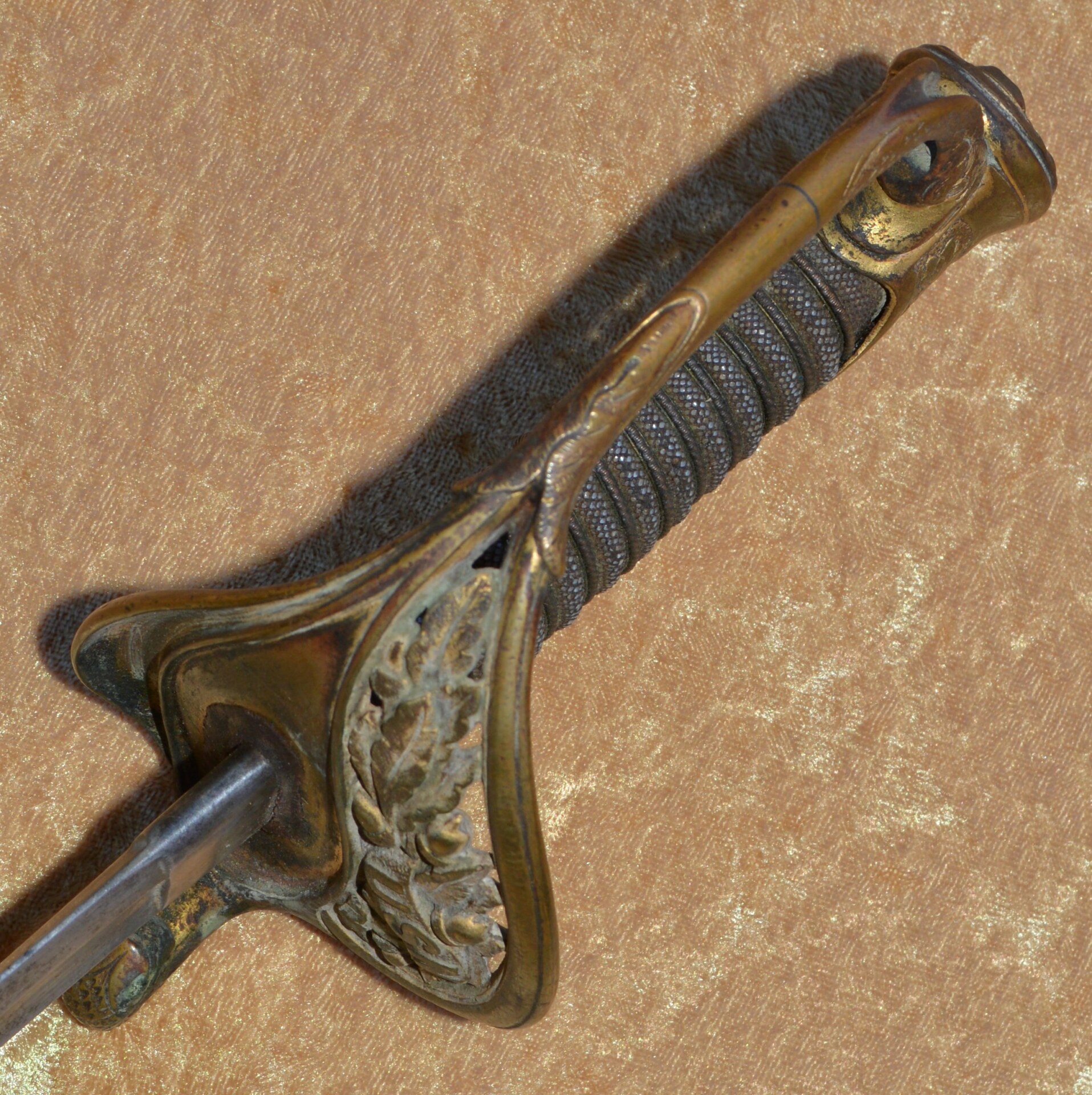 Pre-Civil War US M1852 Naval Officer’s Sword by Ames - Image 6