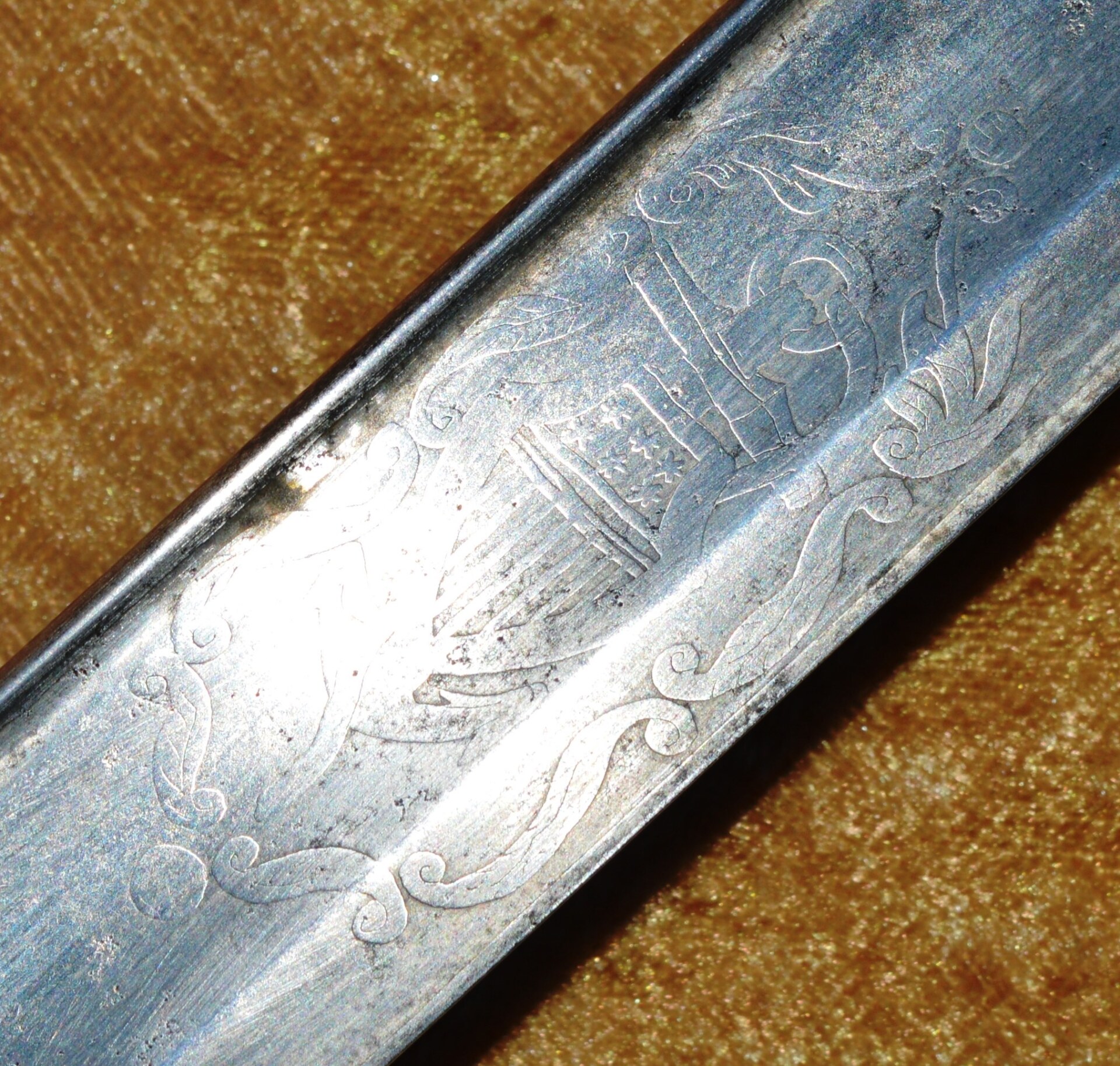 Pre-Civil War US M1852 Naval Officer’s Sword by Ames - Image 10