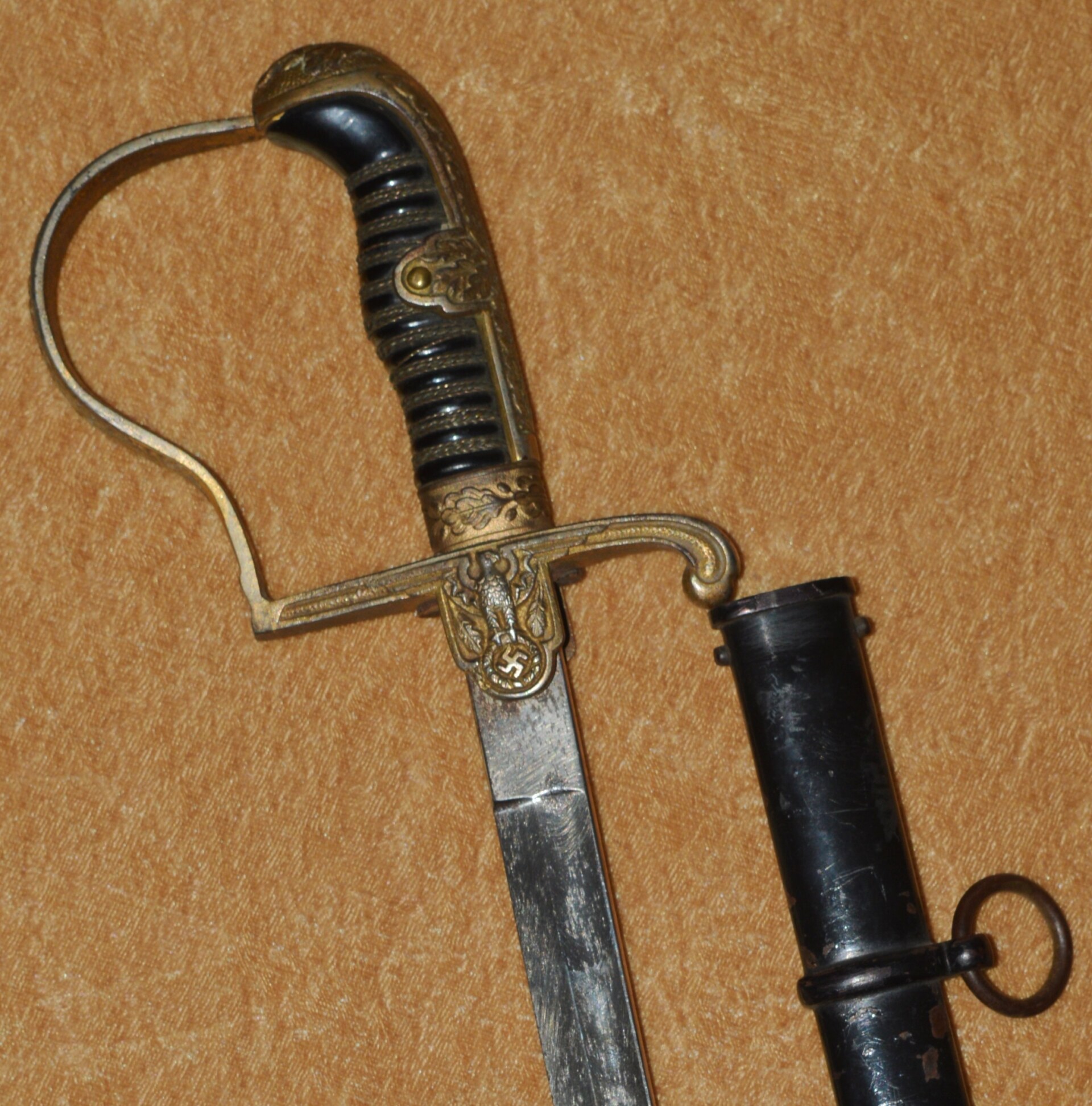 Nazi Heer Army Officer's Dove Head Saber